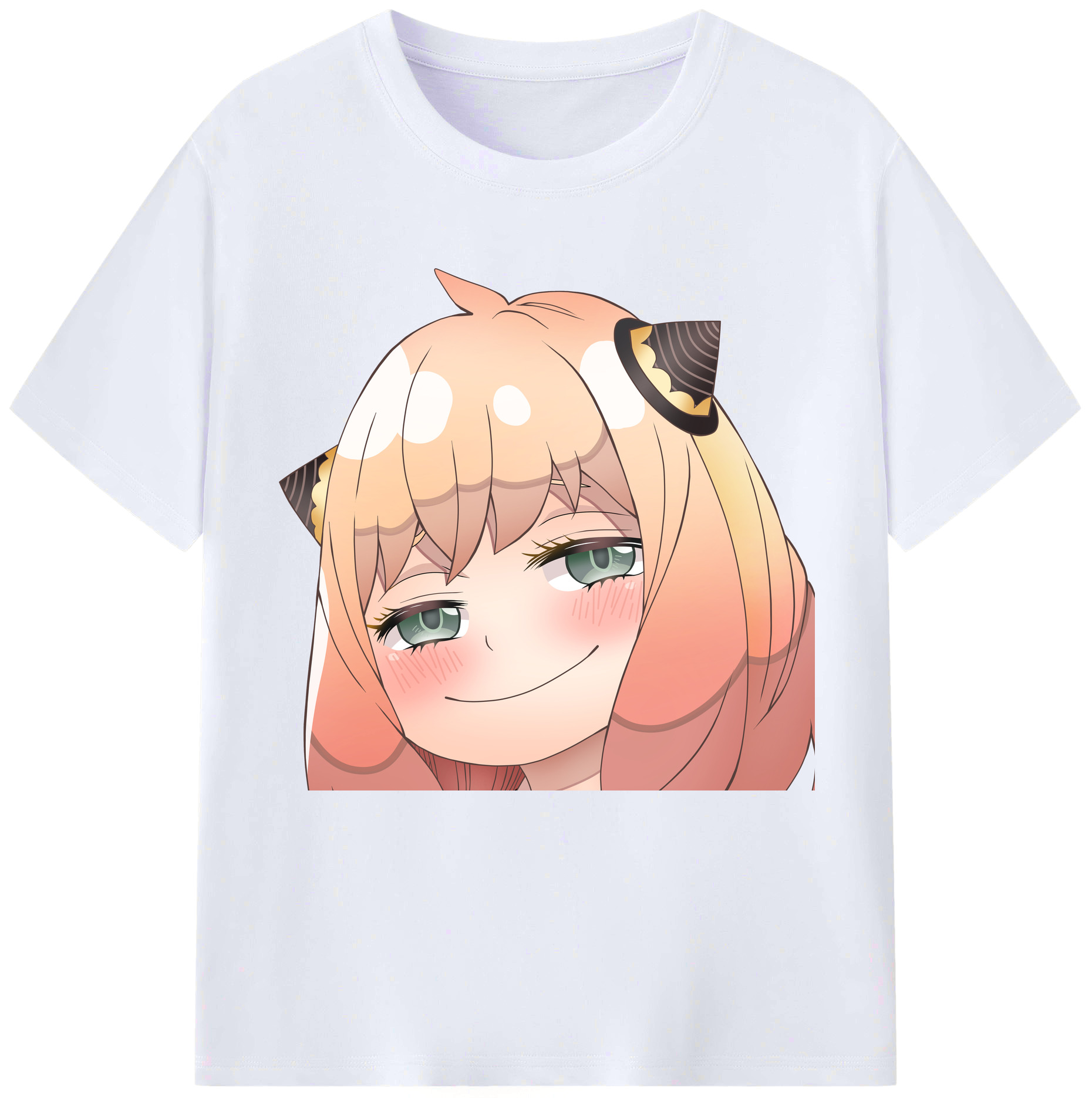 （画像用） SPY×FAMILY间谍家家酒 レディースカジュアルプリントTシャツ（綿100％）