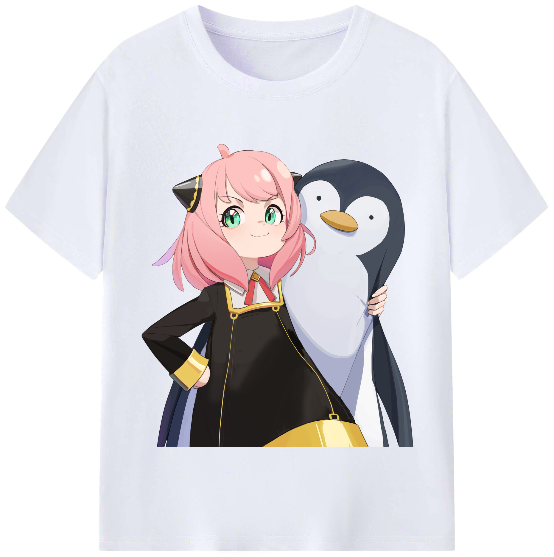 （画像用） SPY×FAMILY间谍家家酒 レディースカジュアルプリントTシャツ（綿100％）