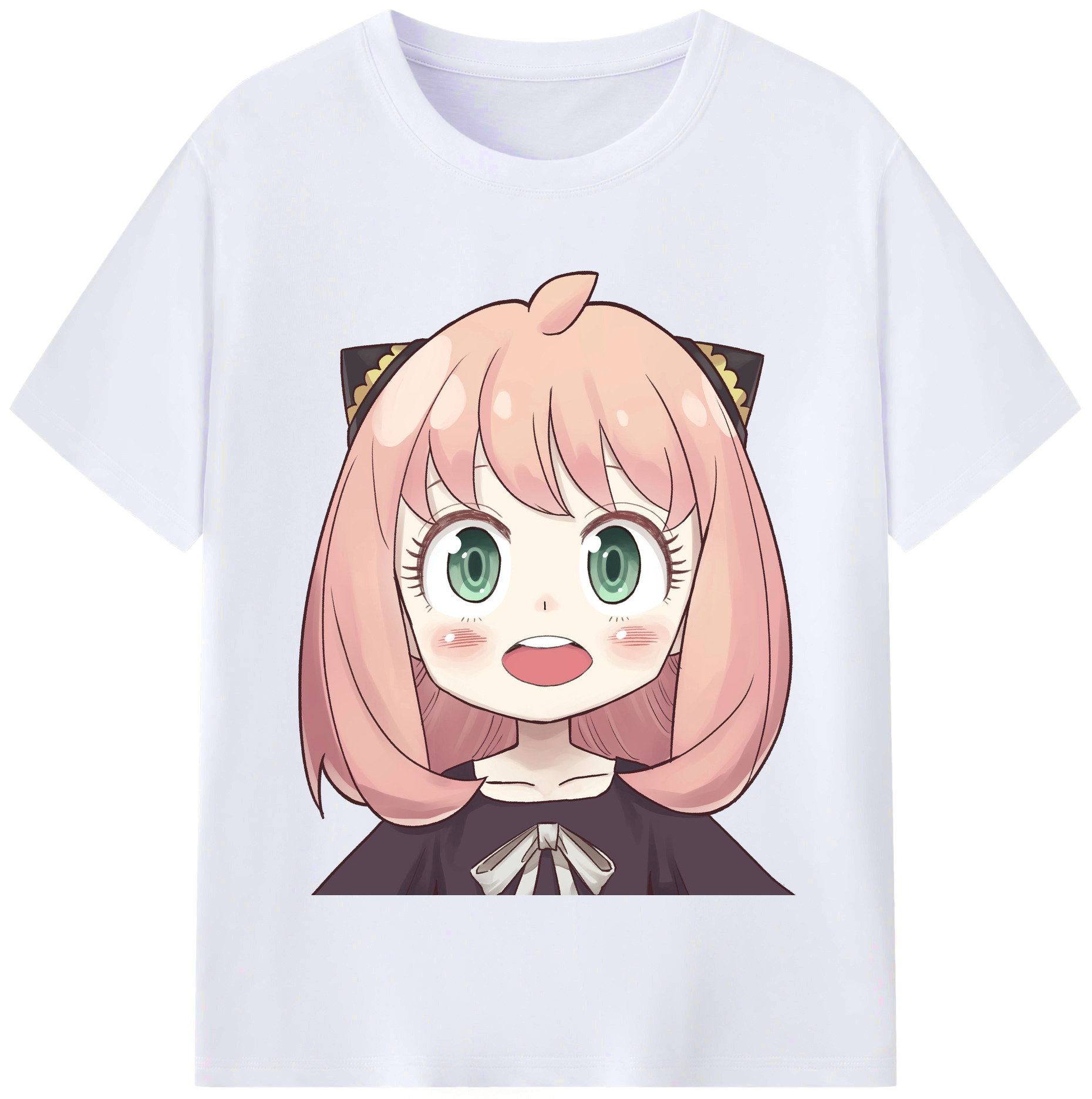 （画像用） SPY×FAMILY间谍家家酒 レディースカジュアルプリントTシャツ（綿100％）