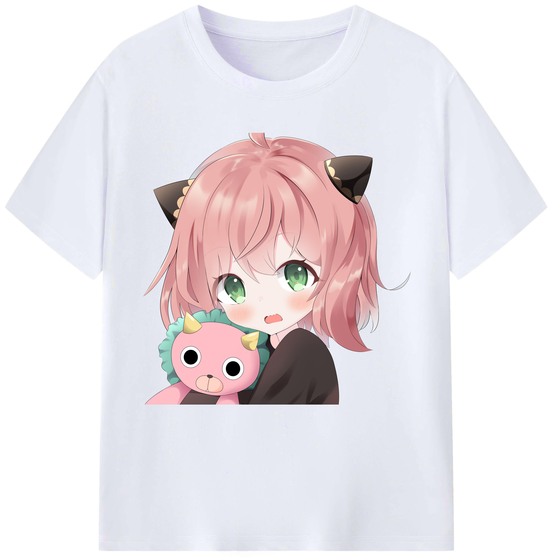 （画像用） SPY×FAMILY间谍家家酒 レディースカジュアルプリントTシャツ（綿100％）