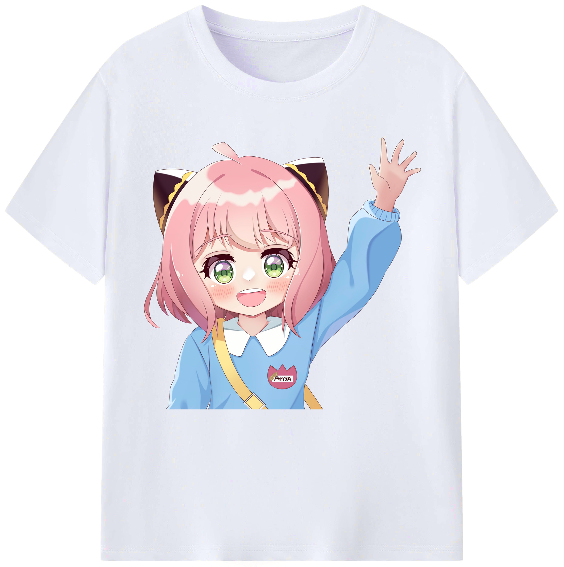 （画像用） SPY×FAMILY间谍家家酒 レディースカジュアルプリントTシャツ（綿100％）