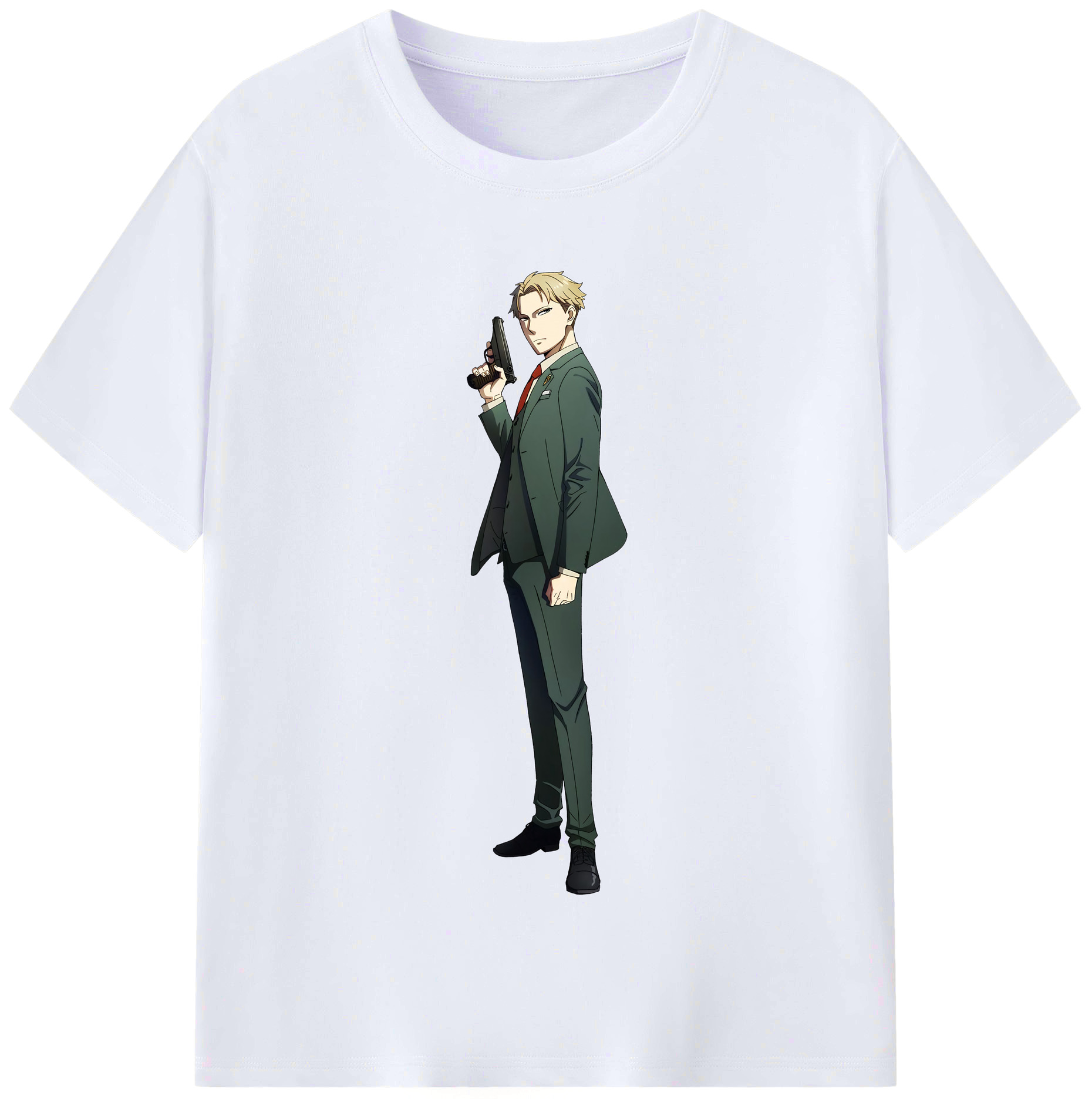 （画像用） SPY×FAMILY间谍家家酒 レディースカジュアルプリントTシャツ（綿100％）