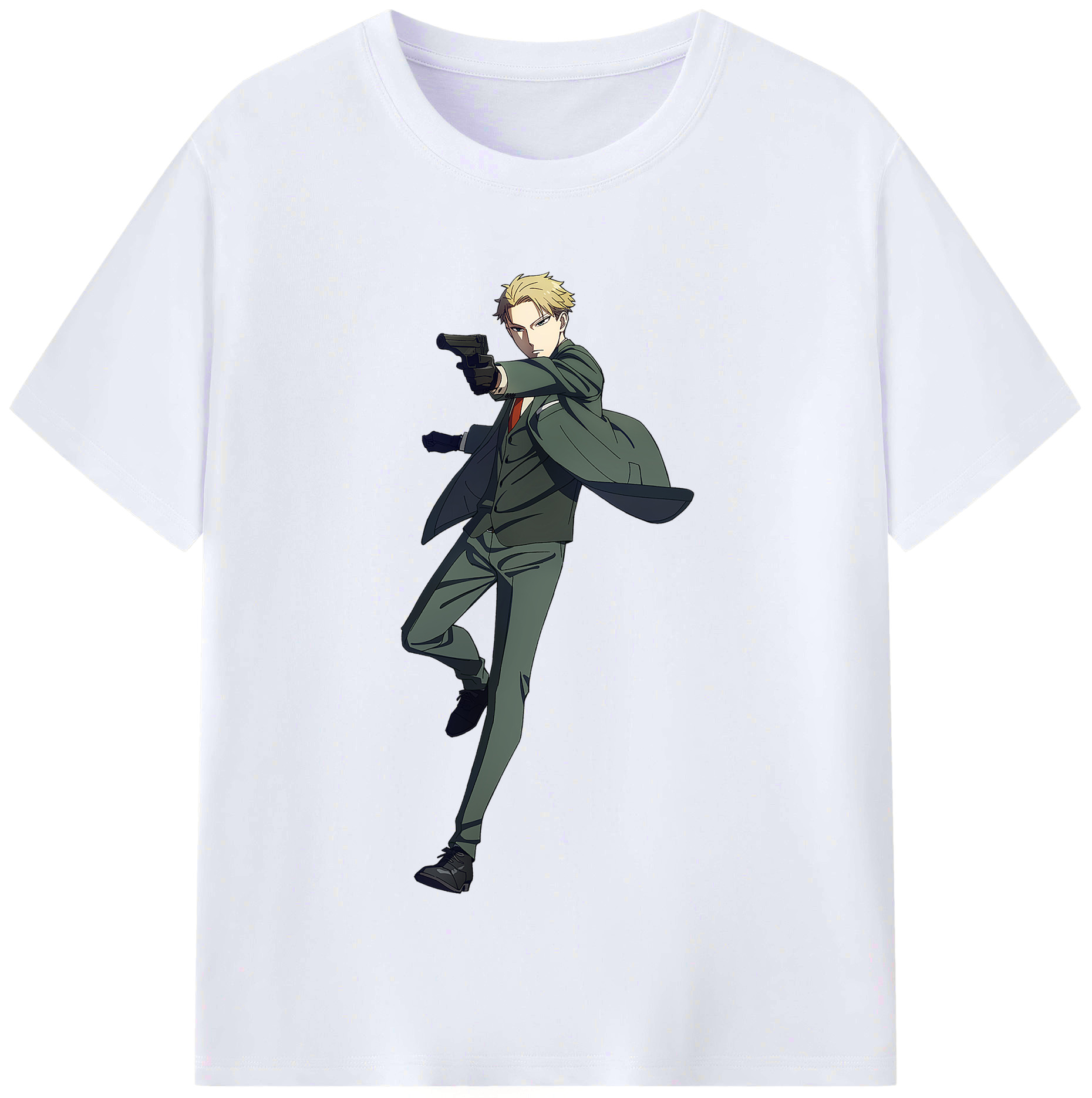 （画像用） SPY×FAMILY间谍家家酒 レディースカジュアルプリントTシャツ（綿100％）