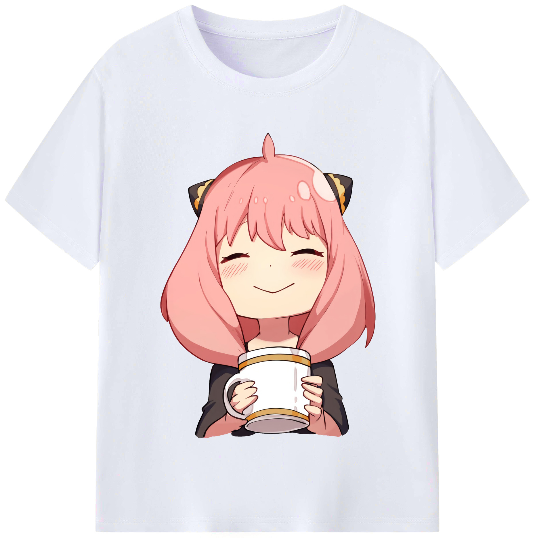 （画像用） SPY×FAMILY间谍家家酒 レディースカジュアルプリントTシャツ（綿100％）