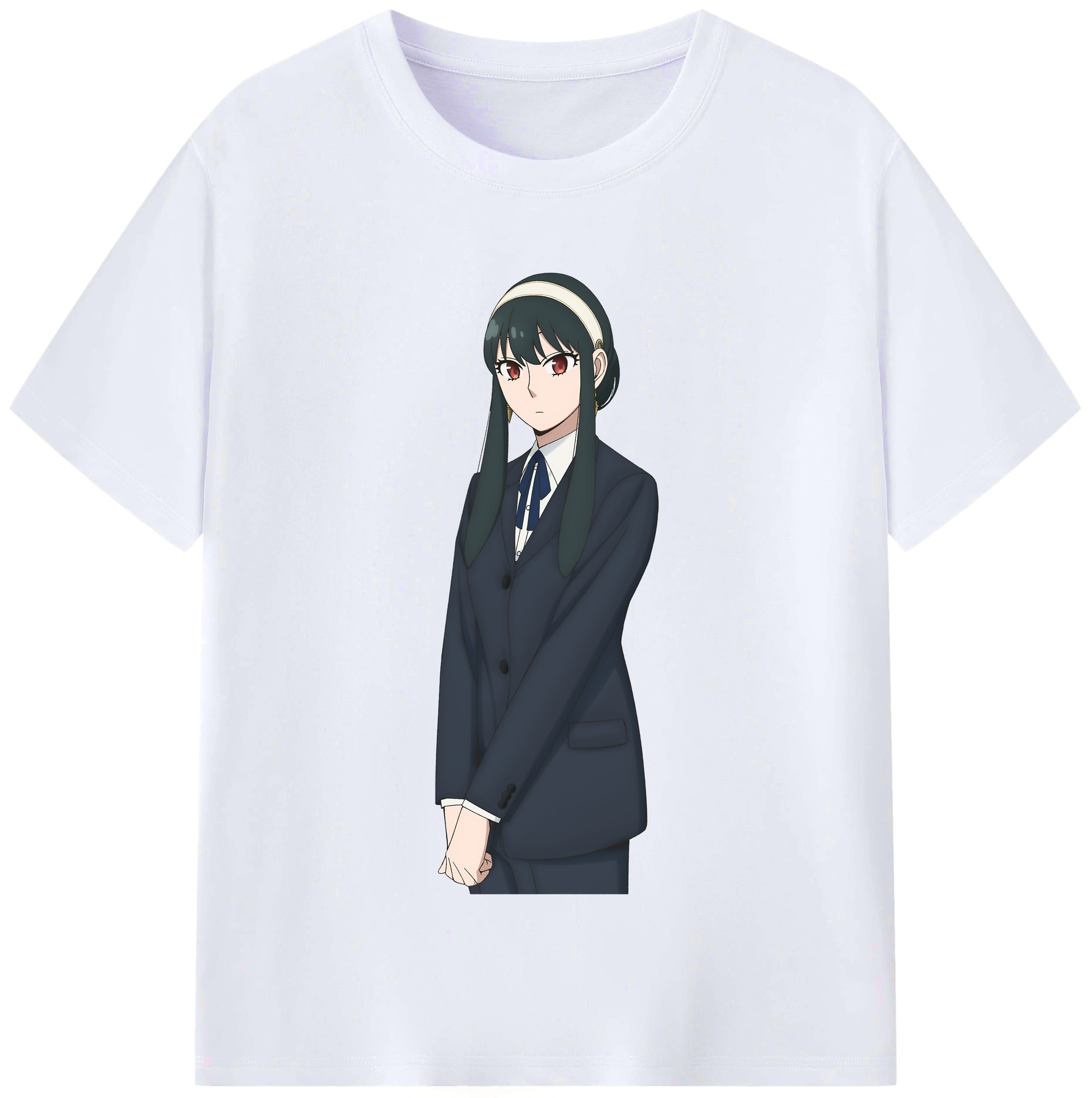 （画像用） SPY×FAMILY间谍家家酒 レディースカジュアルプリントTシャツ（綿100％）