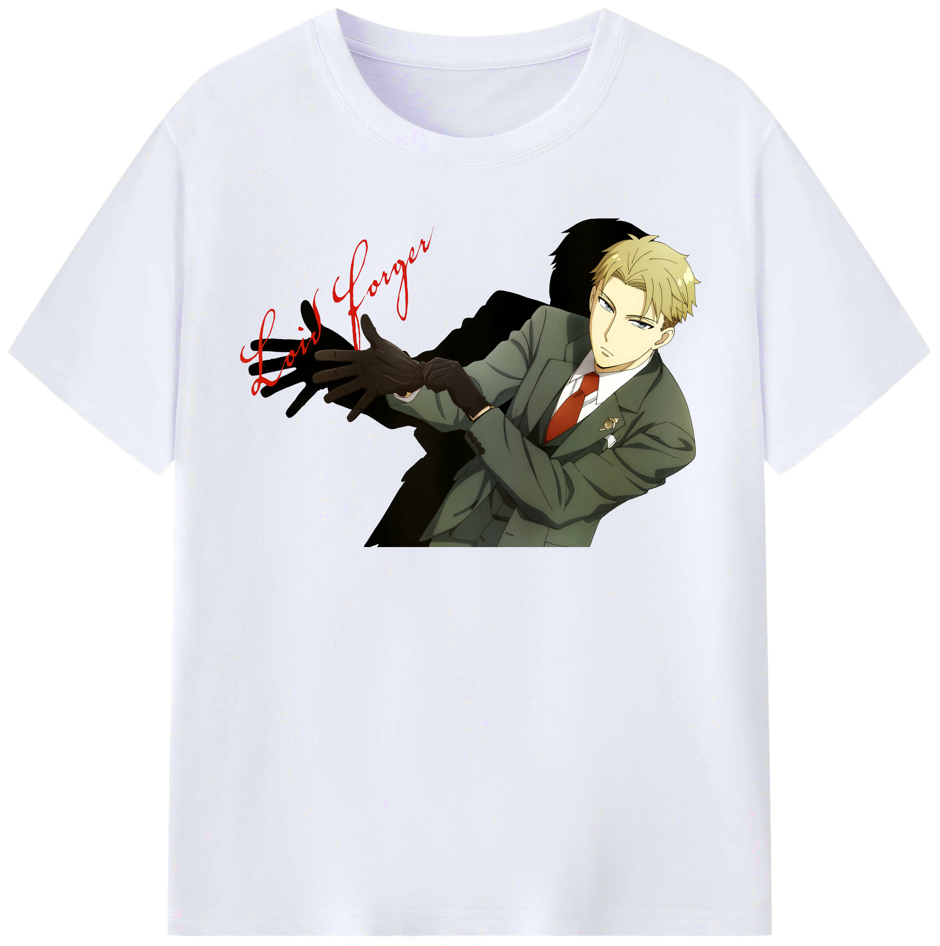 （画像用） SPY×FAMILY间谍家家酒 レディースカジュアルプリントTシャツ（綿100％）