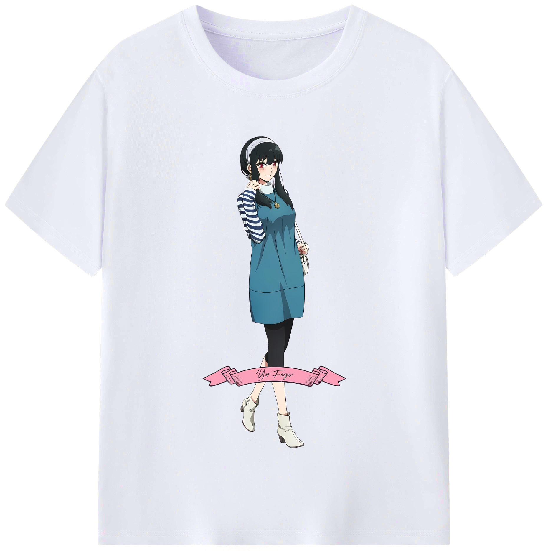 （画像用） SPY×FAMILY间谍家家酒 レディースカジュアルプリントTシャツ（綿100％）