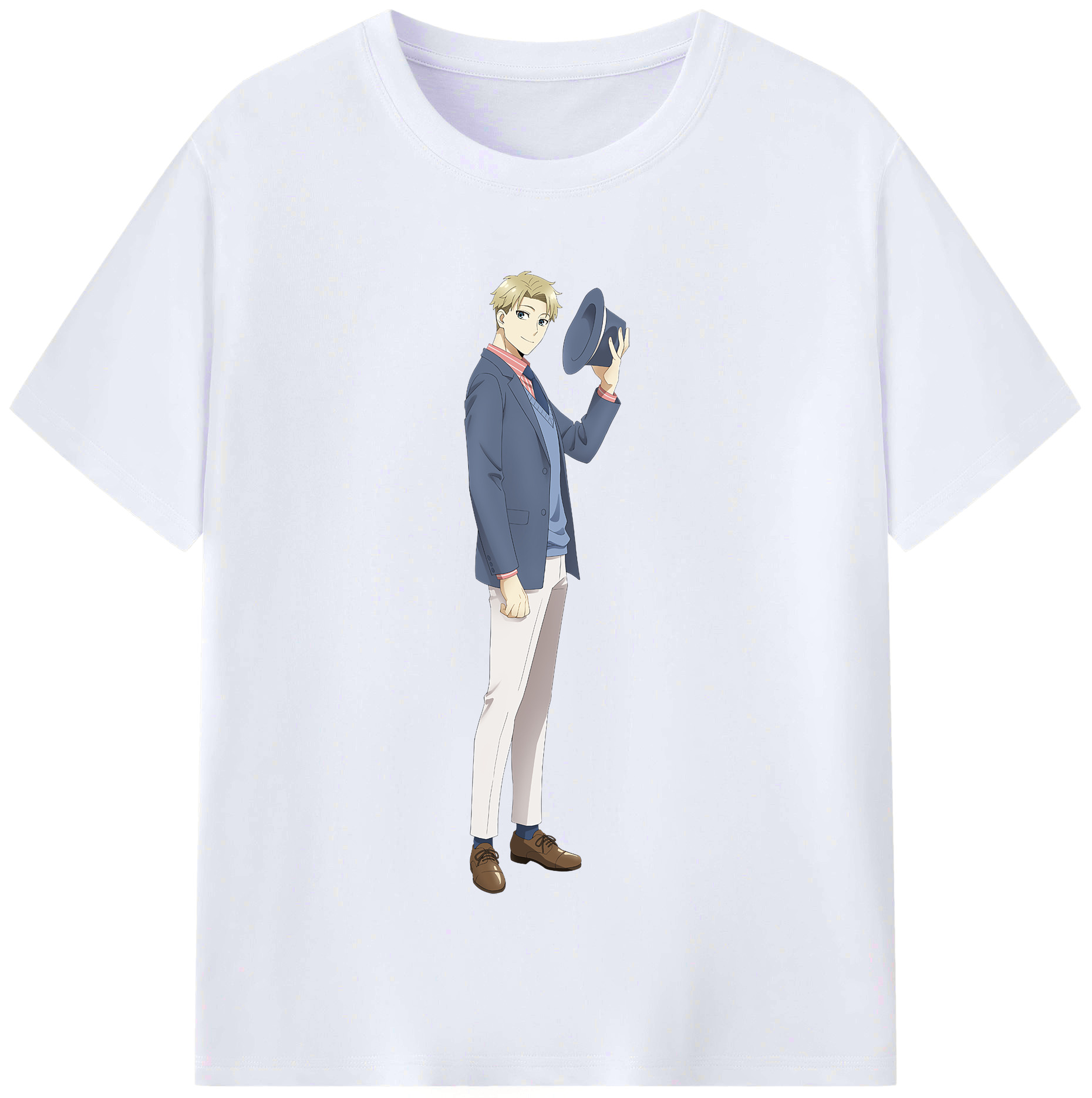 （画像用） SPY×FAMILY间谍家家酒 レディースカジュアルプリントTシャツ（綿100％）