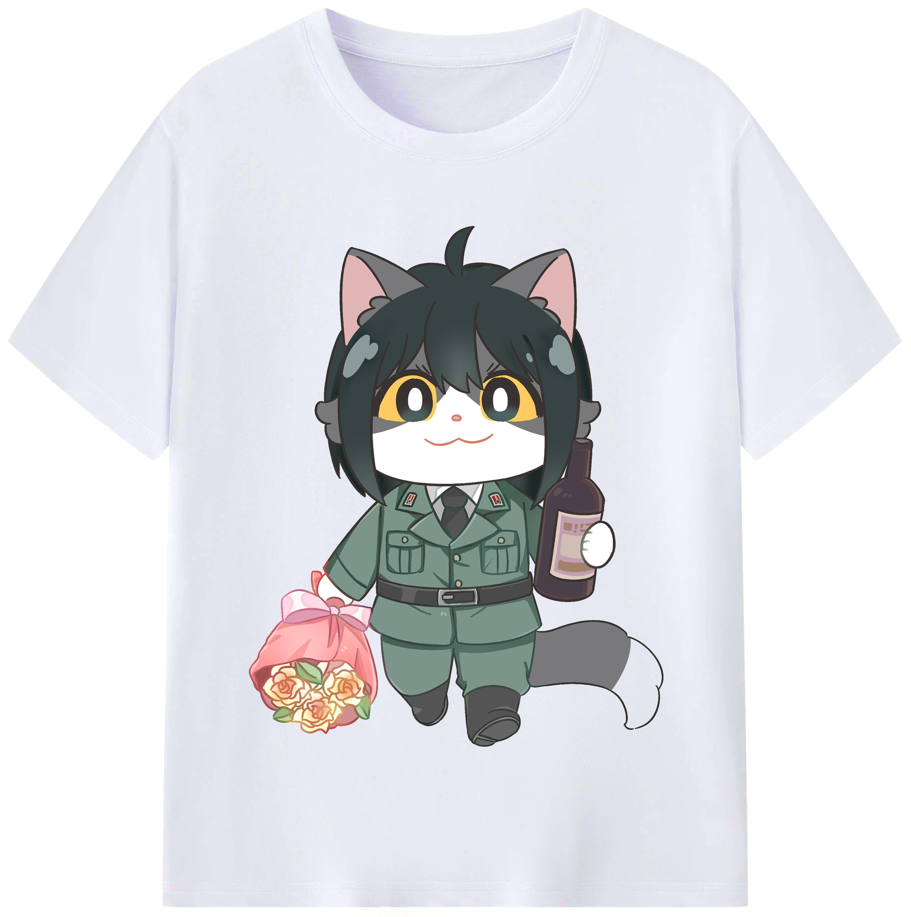 （画像用） SPY×FAMILY间谍家家酒 レディースカジュアルプリントTシャツ（綿100％）