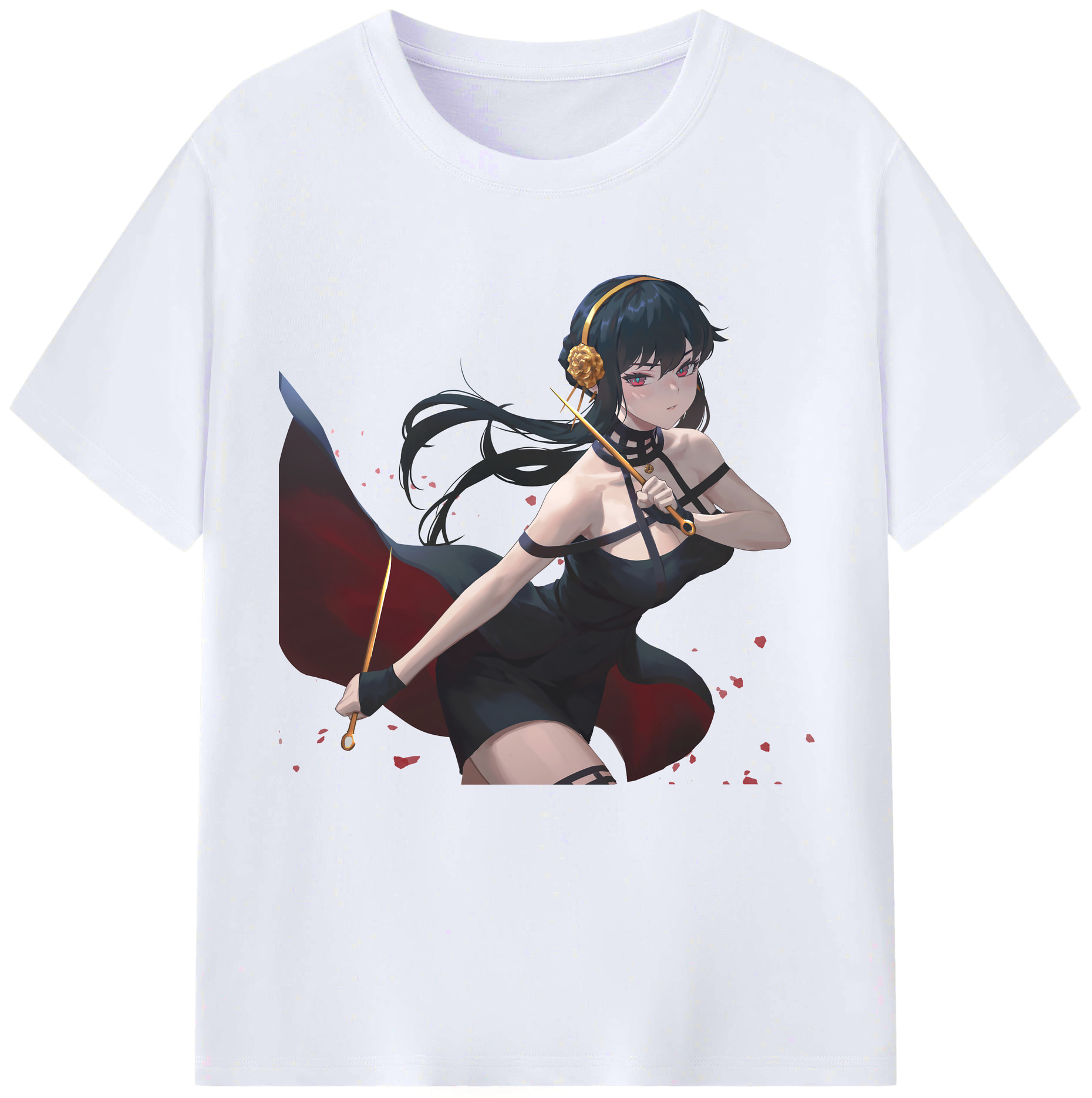 （画像用） SPY×FAMILY间谍家家酒 レディースカジュアルプリントTシャツ（綿100％）