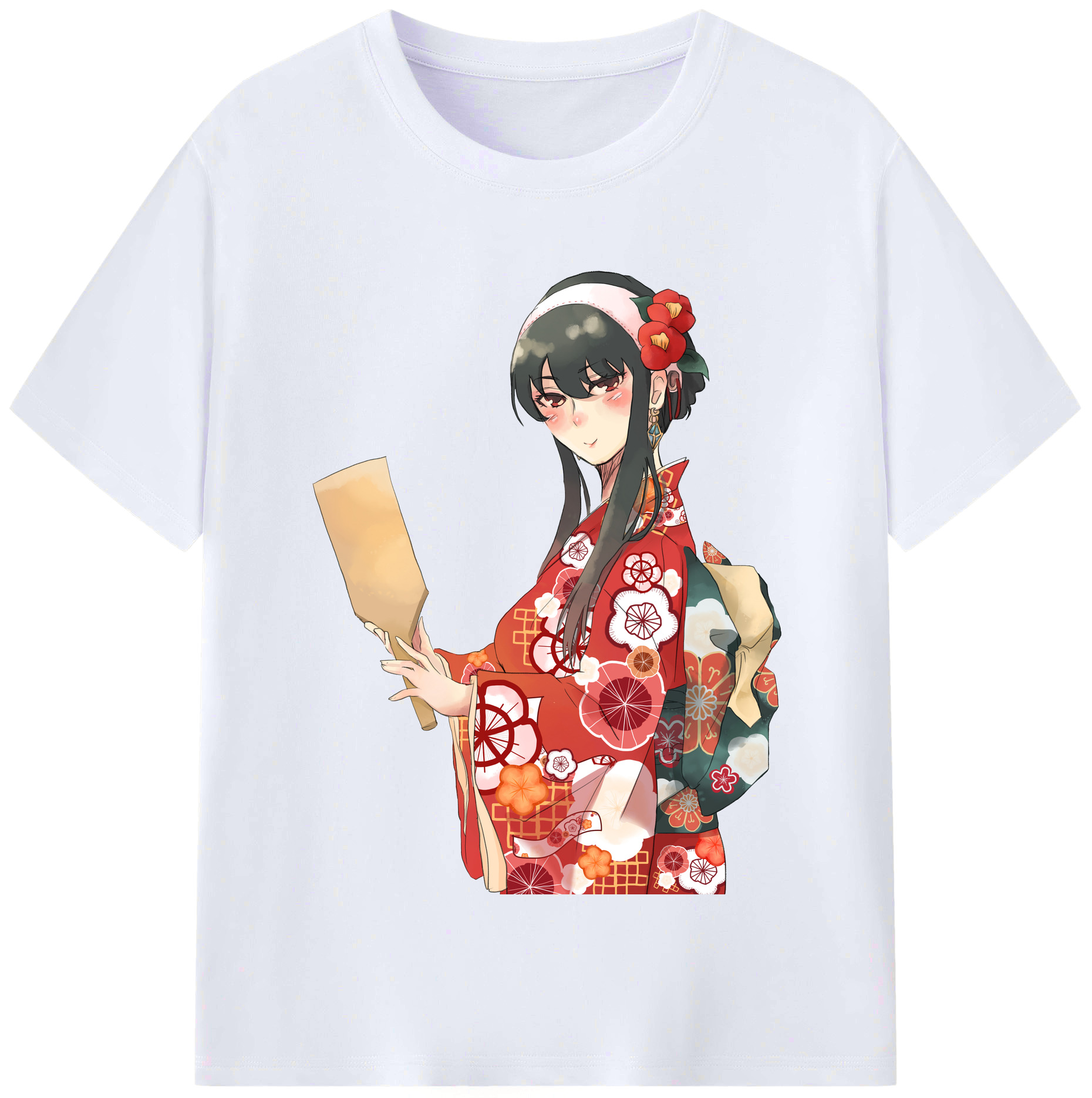 （画像用） SPY×FAMILY间谍家家酒 レディースカジュアルプリントTシャツ（綿100％）