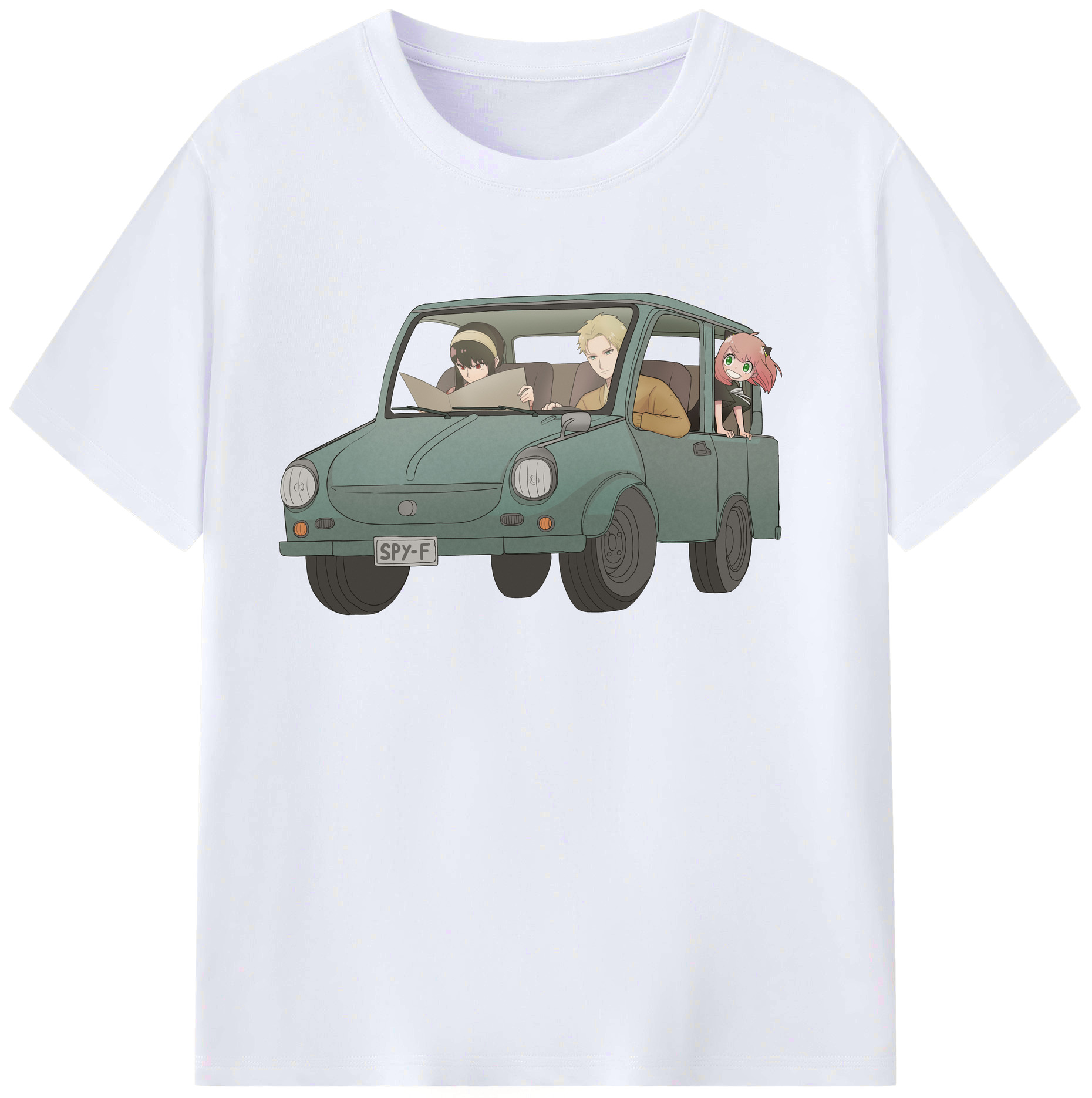 （画像用） SPY×FAMILY间谍家家酒 レディースカジュアルプリントTシャツ（綿100％）