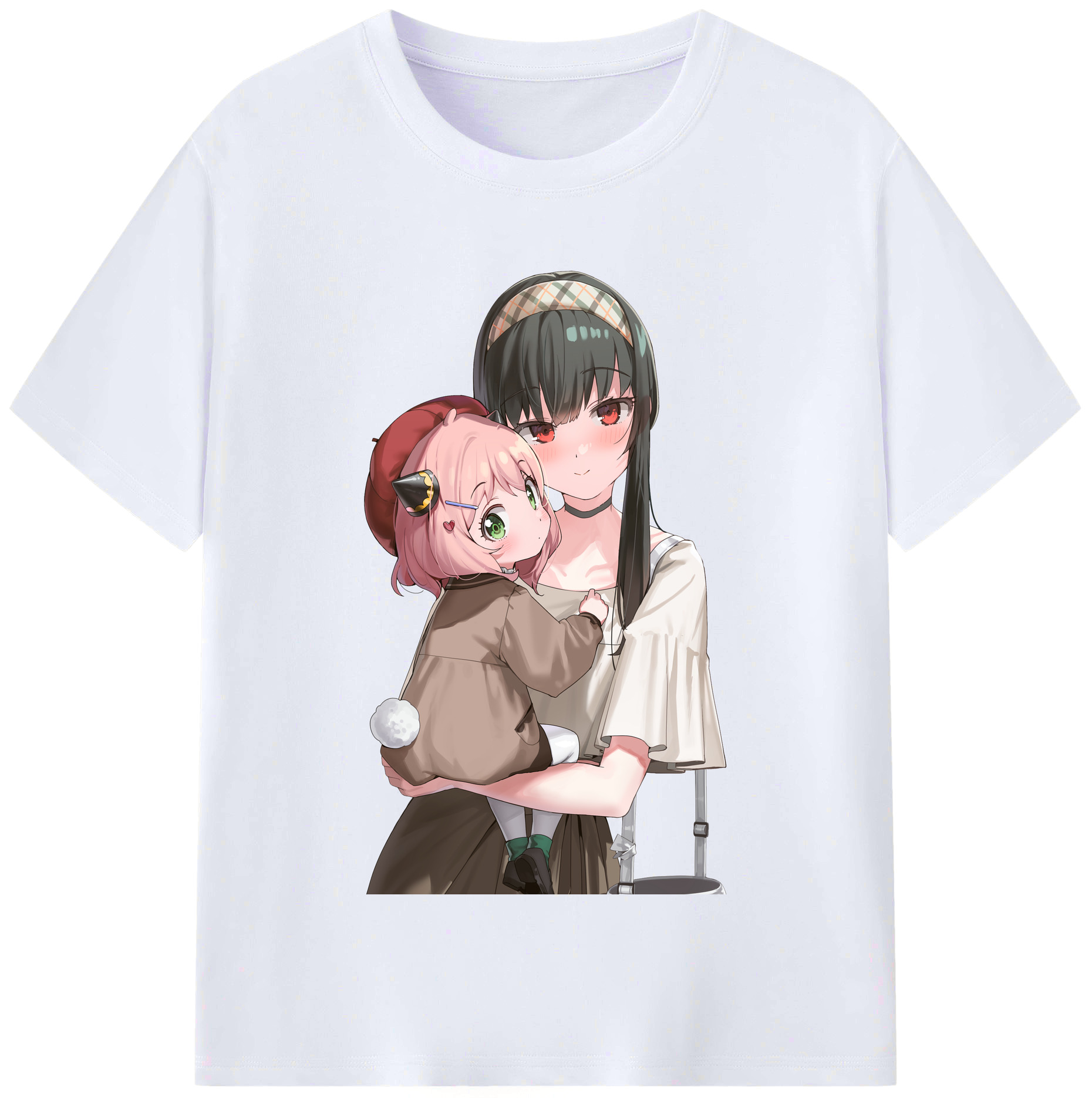 （画像用） SPY×FAMILY间谍家家酒 レディースカジュアルプリントTシャツ（綿100％）