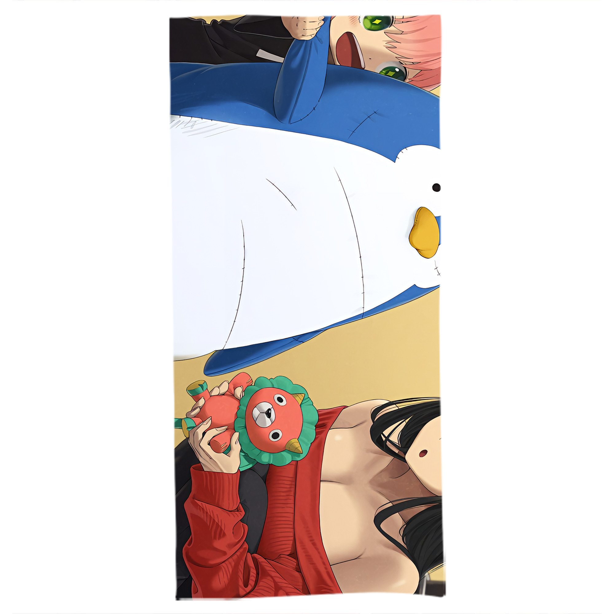 （画像用） SPY×FAMILY间谍家家酒 大判バスタオル 70×140cm 吸水速乾 柔らかい肌触り