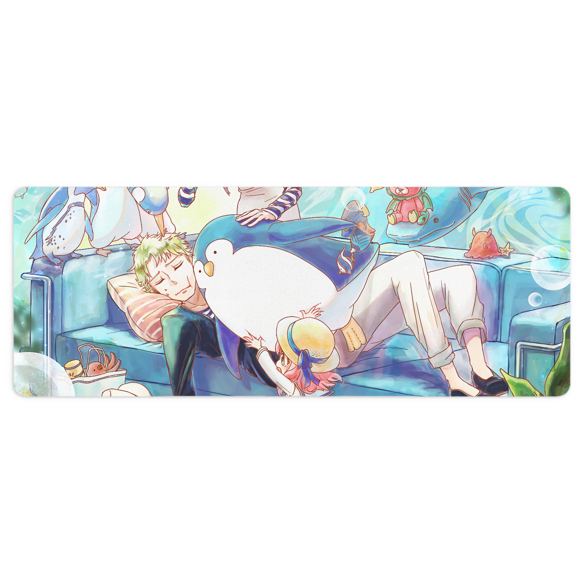 （画像用） SPY×FAMILY间谍家家酒 ステッチ加工 大判デスクマット／滑り止めマウスパッド