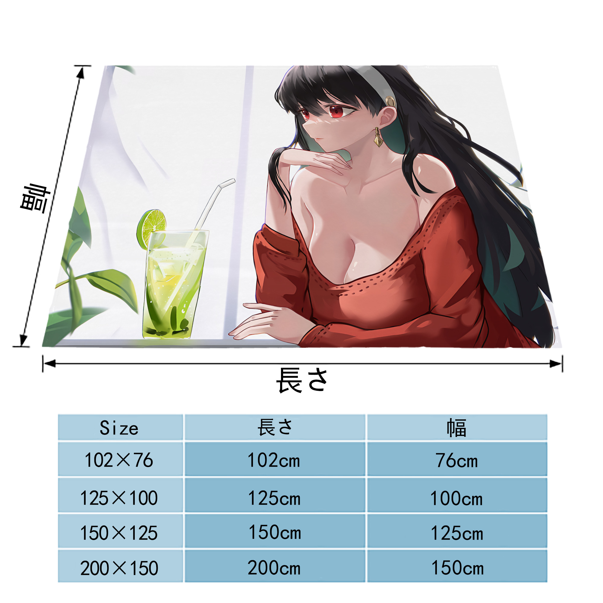SPY×FAMILY间谍家家酒 フランネルブランケット・多サイズ対応（横型）