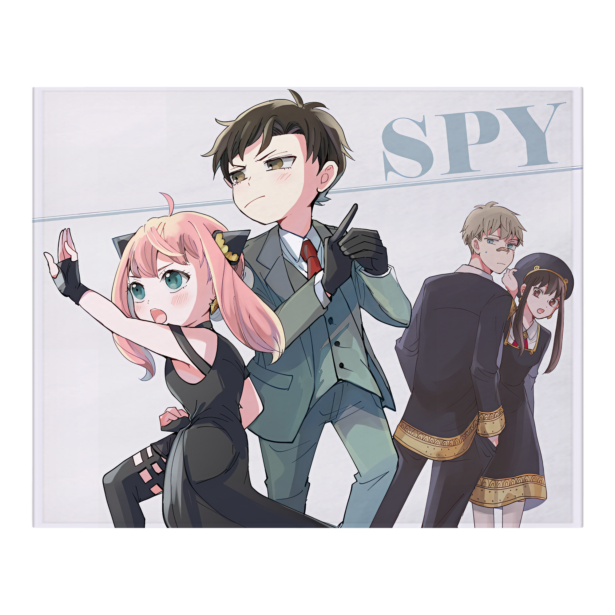 （画像用） SPY×FAMILY间谍家家酒 フランネルブランケット・多サイズ対応（横型）