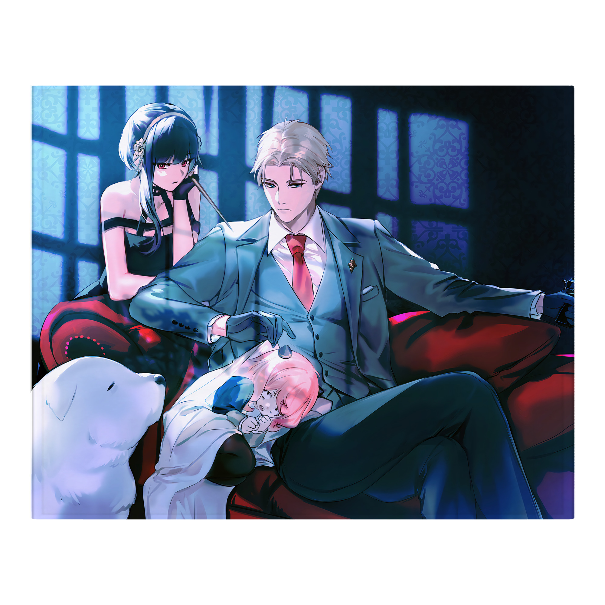 （画像用） SPY×FAMILY间谍家家酒 フランネルブランケット・多サイズ対応（横型）