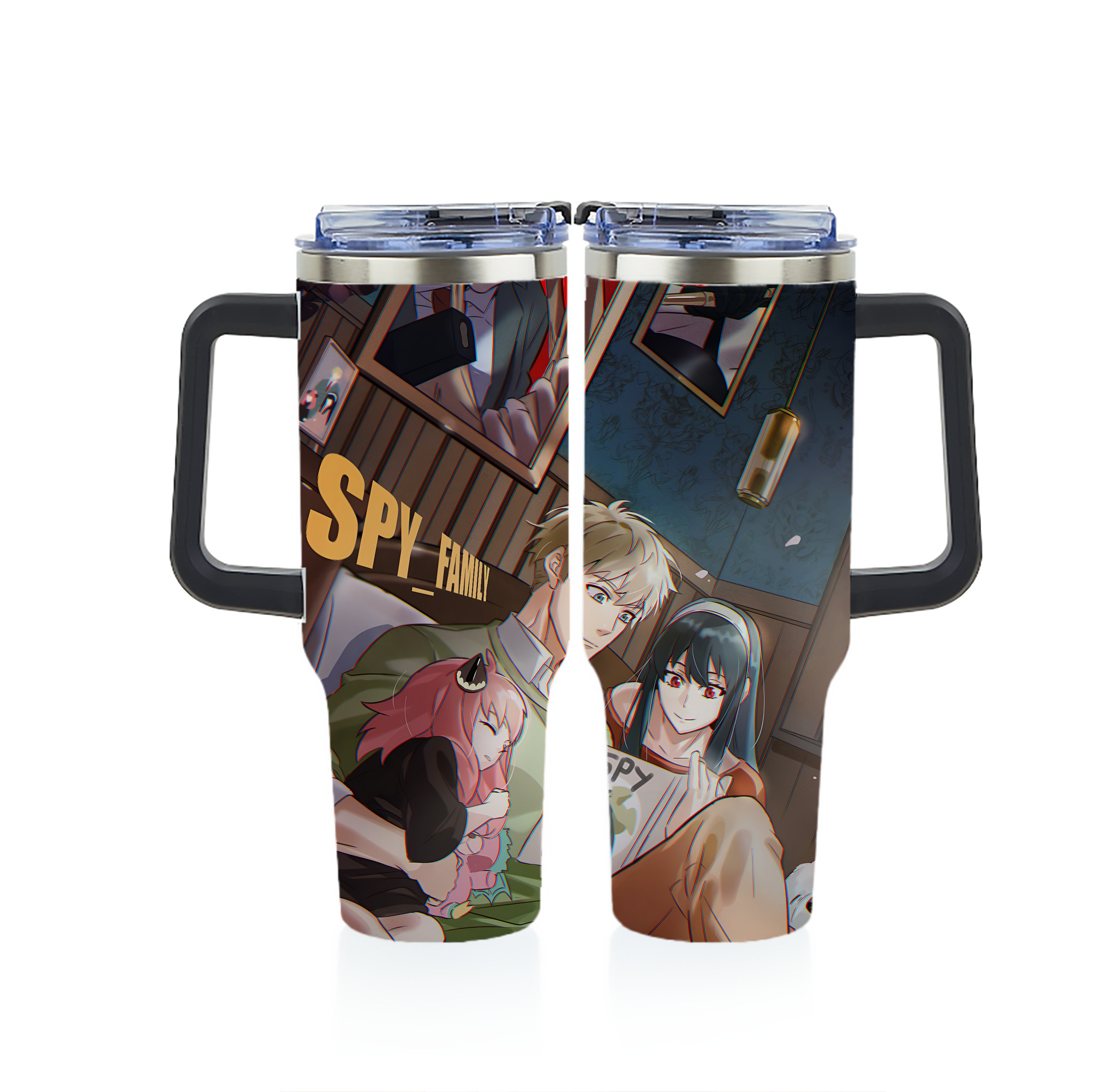 （画像用） SPY×FAMILY间谍家家酒 1200ｍLフルプリント車用タンブラー
