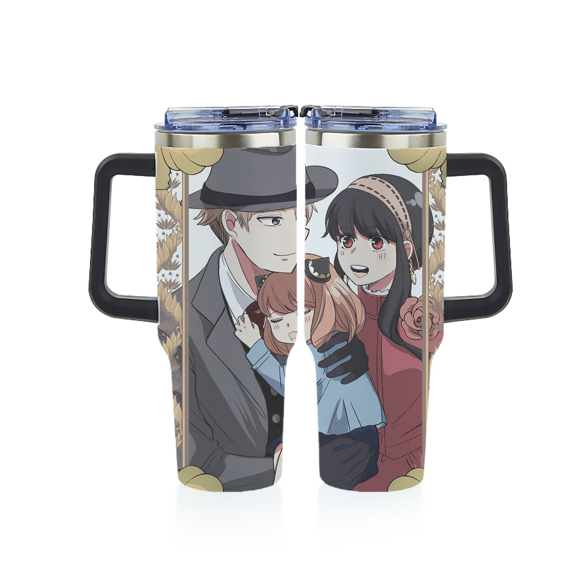 （画像用） SPY×FAMILY间谍家家酒 1200ｍLフルプリント車用タンブラー