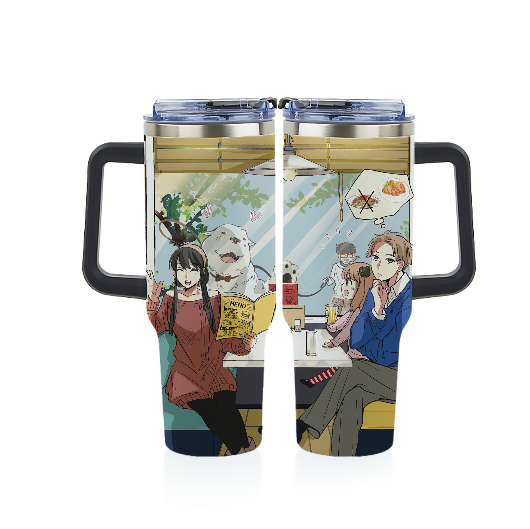 （画像用） SPY×FAMILY间谍家家酒 1200ｍLフルプリント車用タンブラー