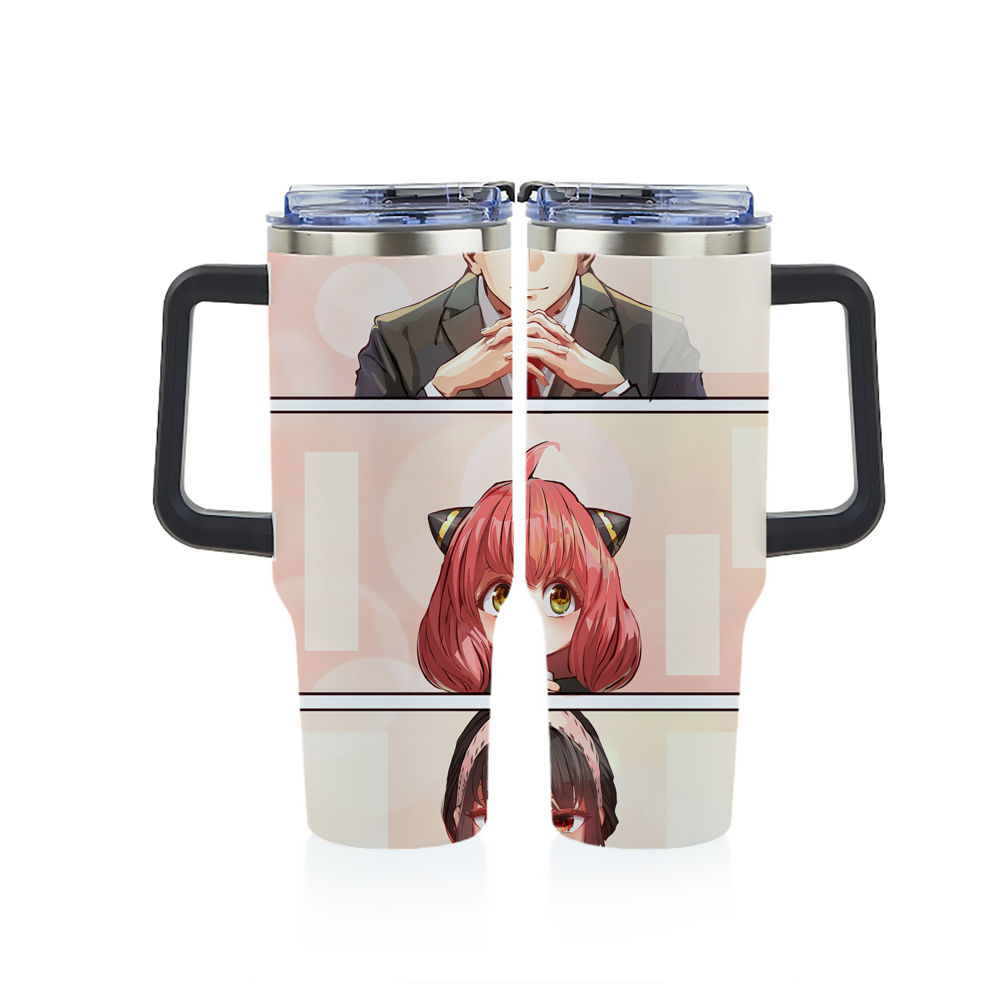 （画像用） SPY×FAMILY间谍家家酒 1200ｍLフルプリント車用タンブラー