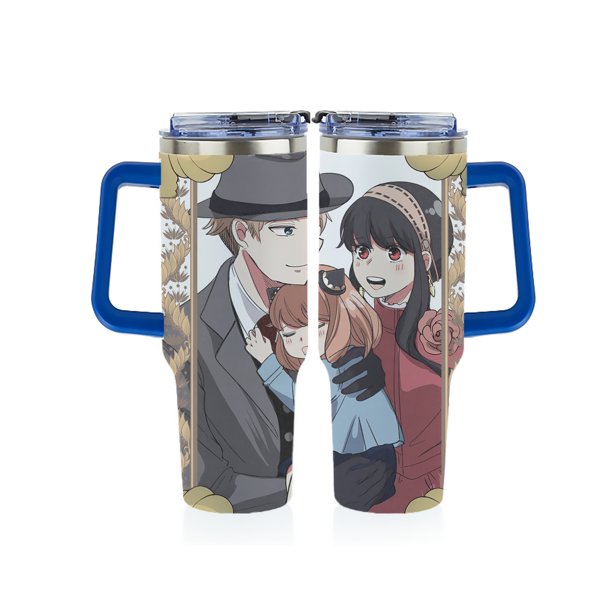 （画像用） SPY×FAMILY间谍家家酒 1200ｍLフルプリント車用タンブラー
