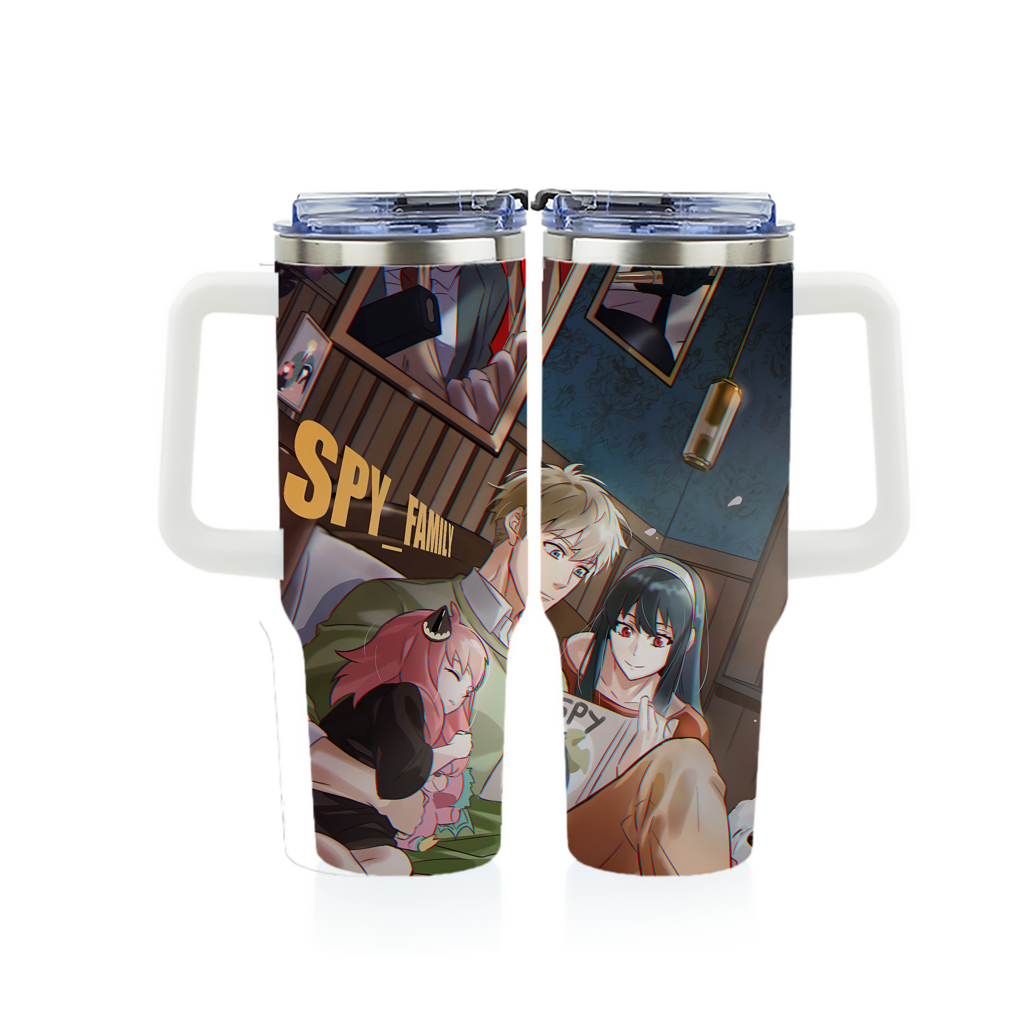 （画像用） SPY×FAMILY间谍家家酒 1200ｍLフルプリント車用タンブラー