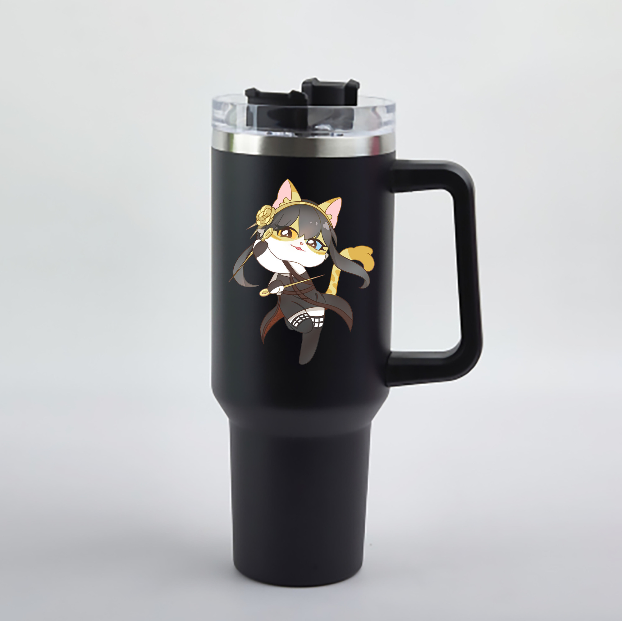 （画像用） SPY×FAMILY间谍家家酒 1200mL車用タンブラー - クリスタルステッカー（プラスチックストロー付き）