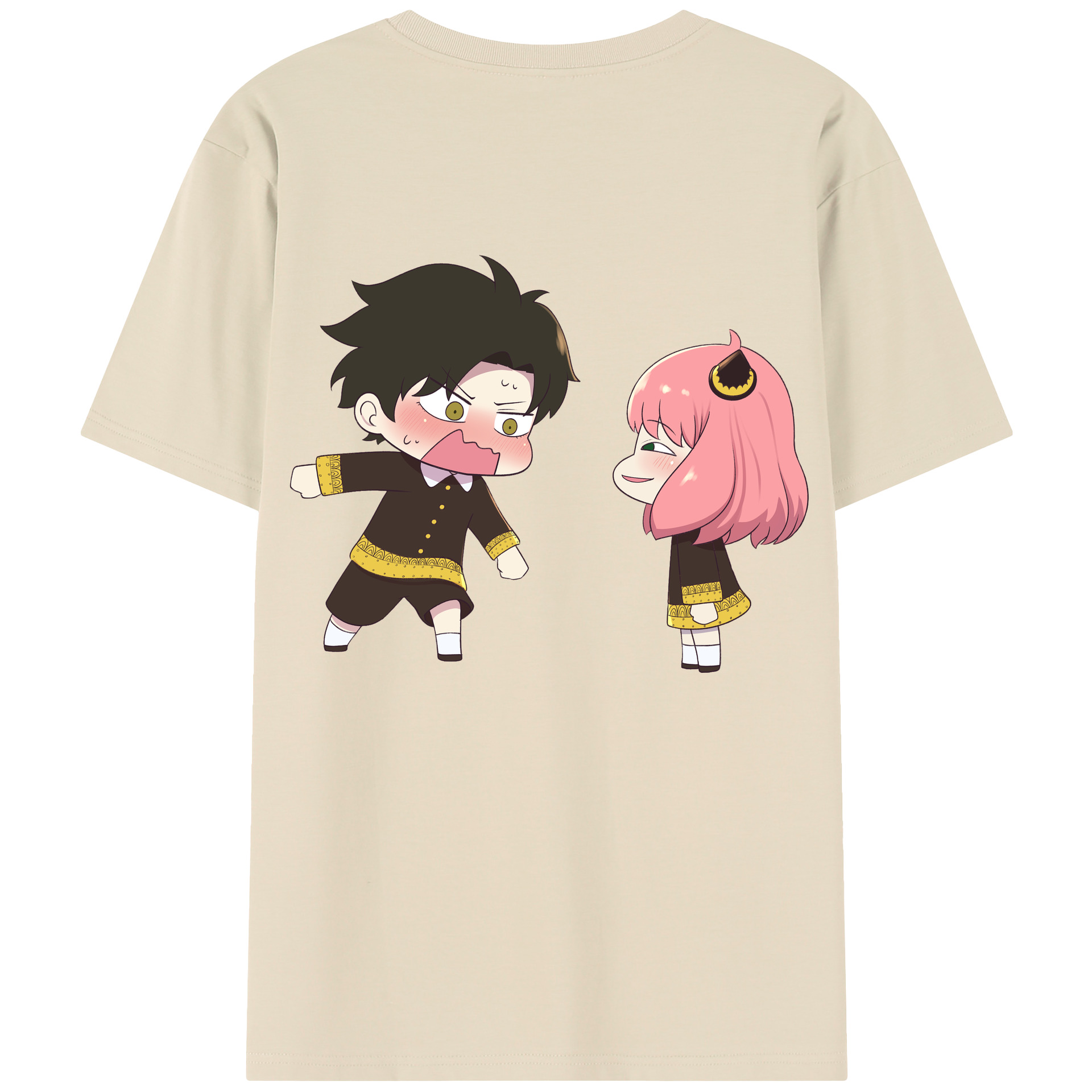 （画像用） SPY×FAMILY间谍家家酒 綿100％半袖Tシャツ（背面プリント）