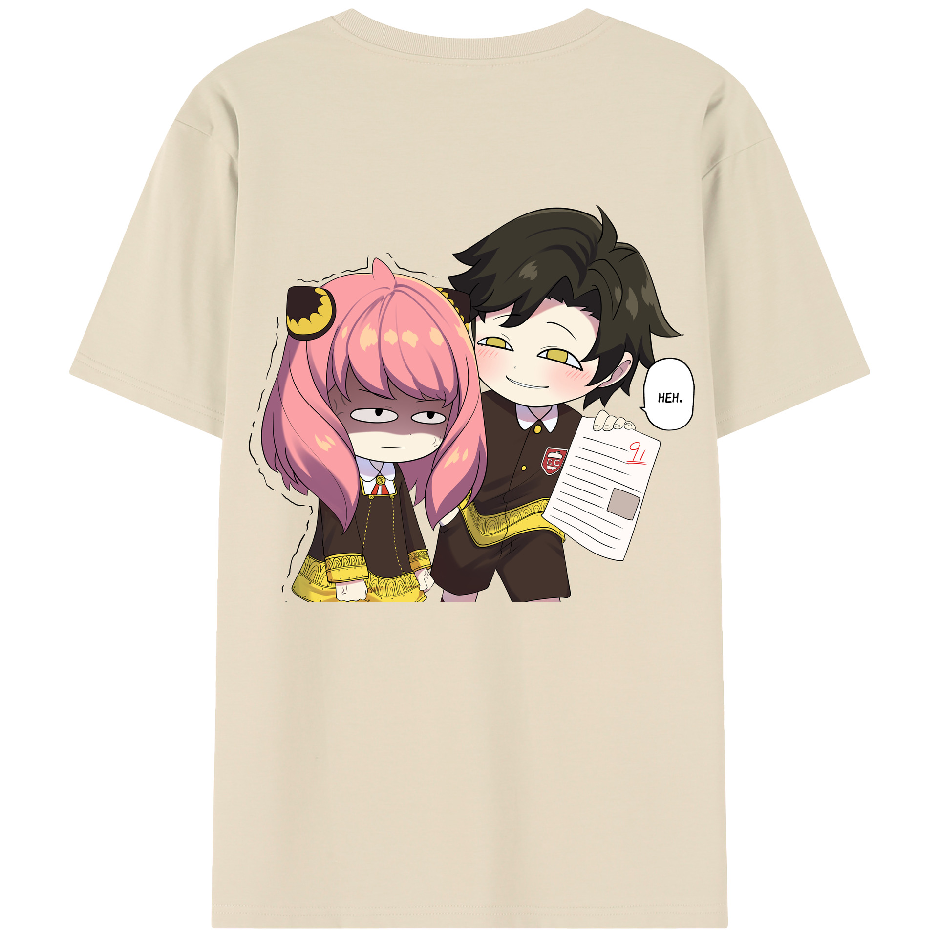 （画像用） SPY×FAMILY间谍家家酒 綿100％半袖Tシャツ（背面プリント）