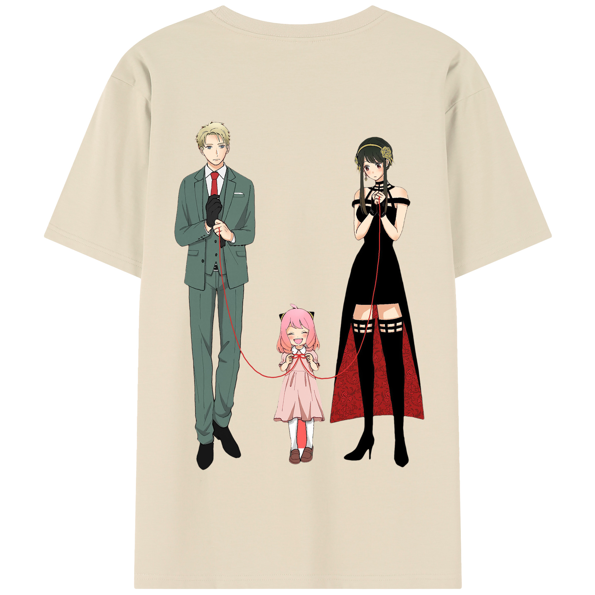 （画像用） SPY×FAMILY间谍家家酒 綿100％半袖Tシャツ（背面プリント）