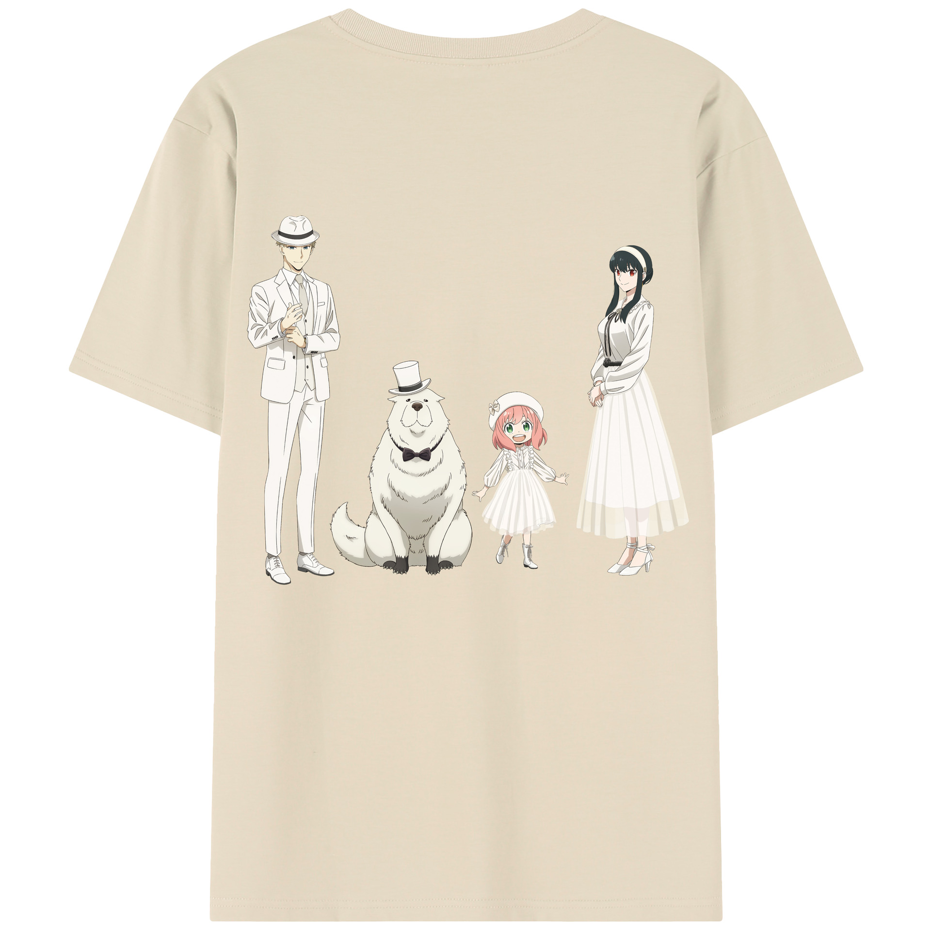 （画像用） SPY×FAMILY间谍家家酒 綿100％半袖Tシャツ（背面プリント）