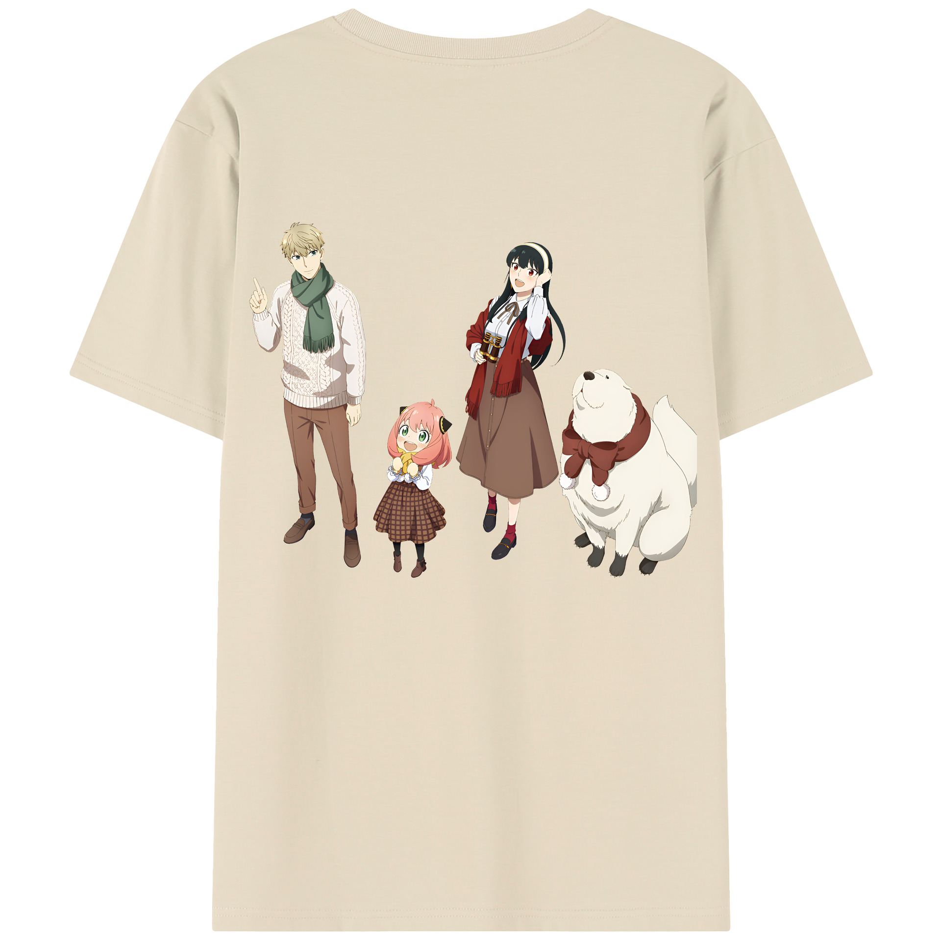 （画像用） SPY×FAMILY间谍家家酒 綿100％半袖Tシャツ（背面プリント）