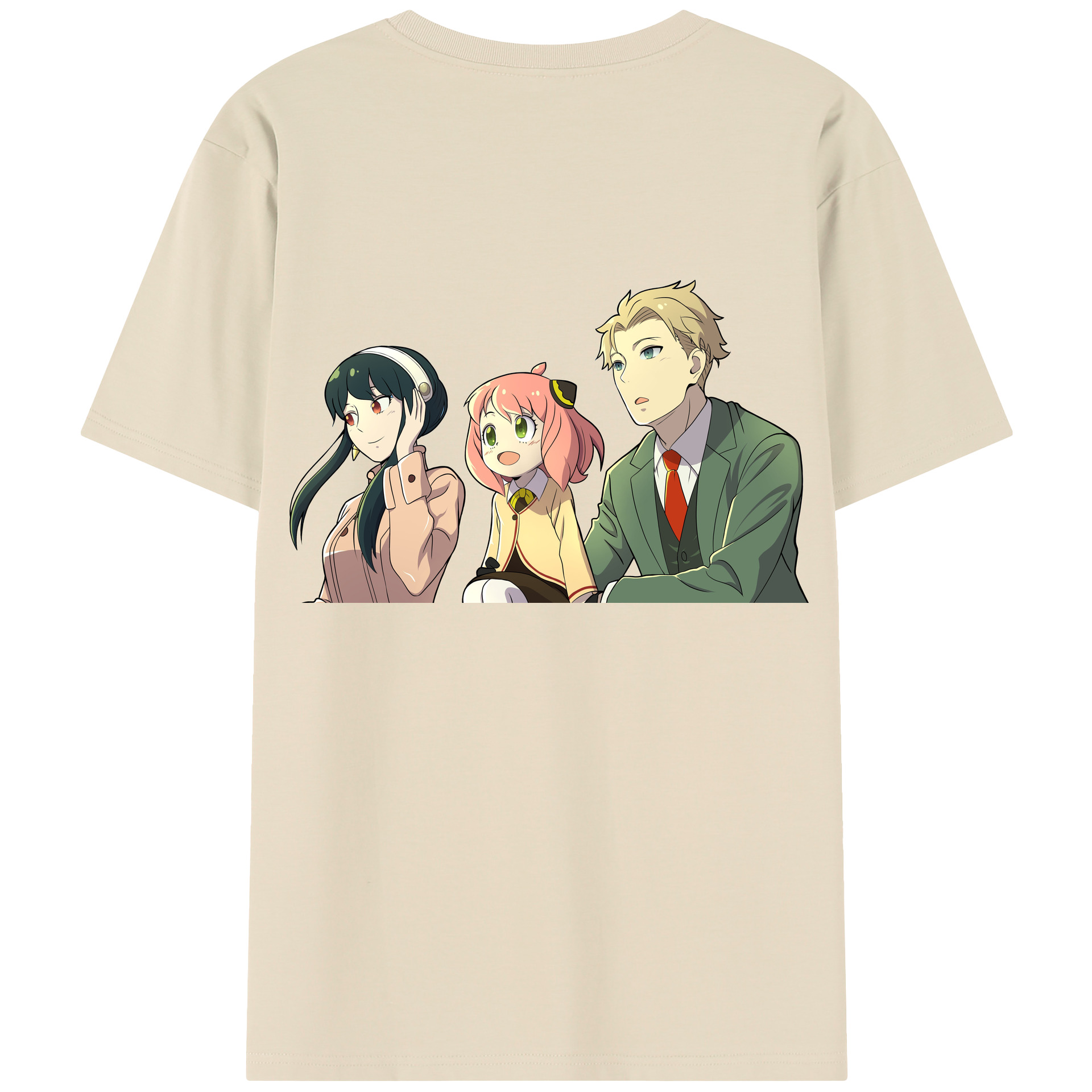 （画像用） SPY×FAMILY间谍家家酒 綿100％半袖Tシャツ（背面プリント）