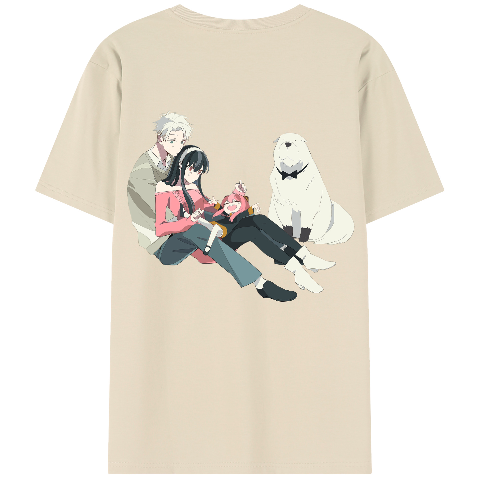 （画像用） SPY×FAMILY间谍家家酒 綿100％半袖Tシャツ（背面プリント）