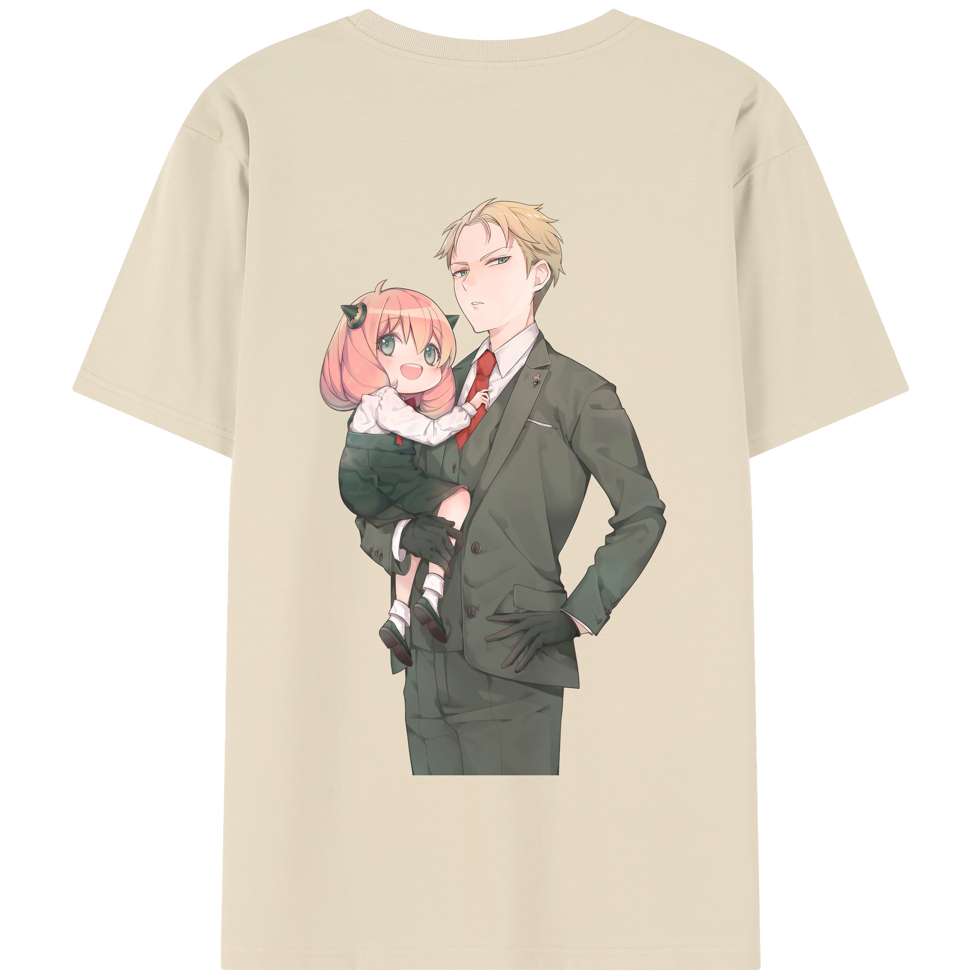 （画像用） SPY×FAMILY间谍家家酒 綿100％半袖Tシャツ（背面プリント）