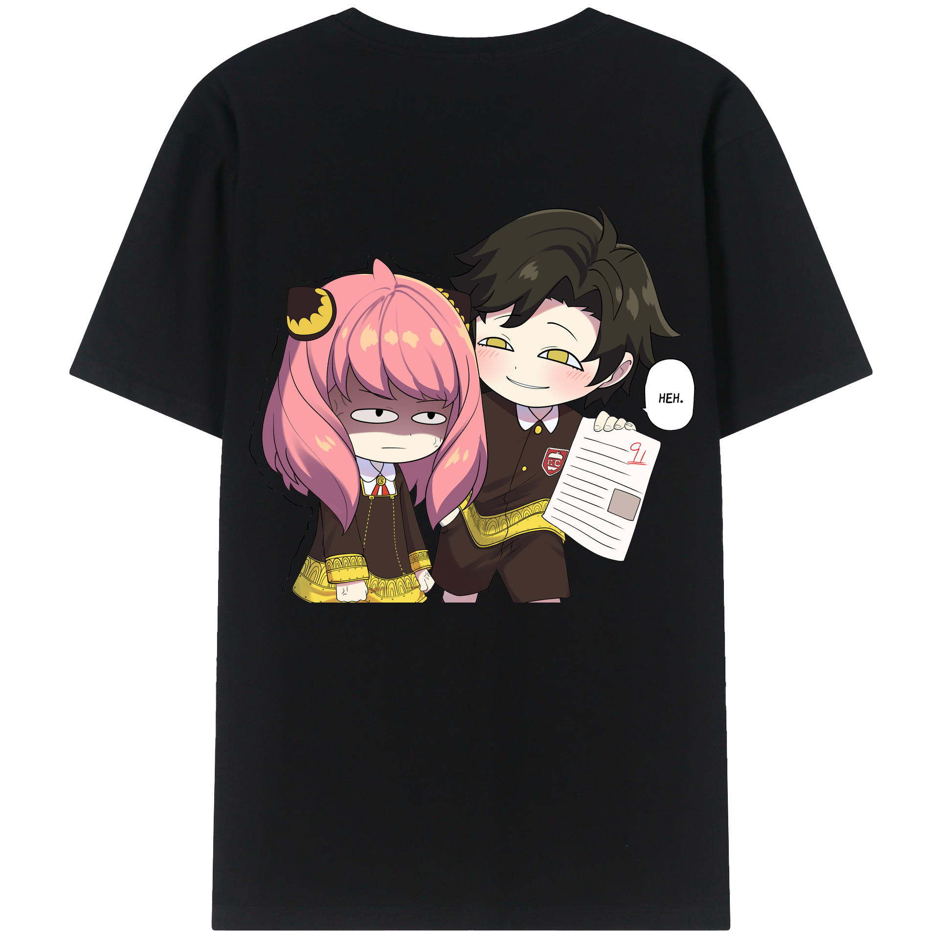 （画像用） SPY×FAMILY间谍家家酒 綿100％半袖Tシャツ（背面プリント）