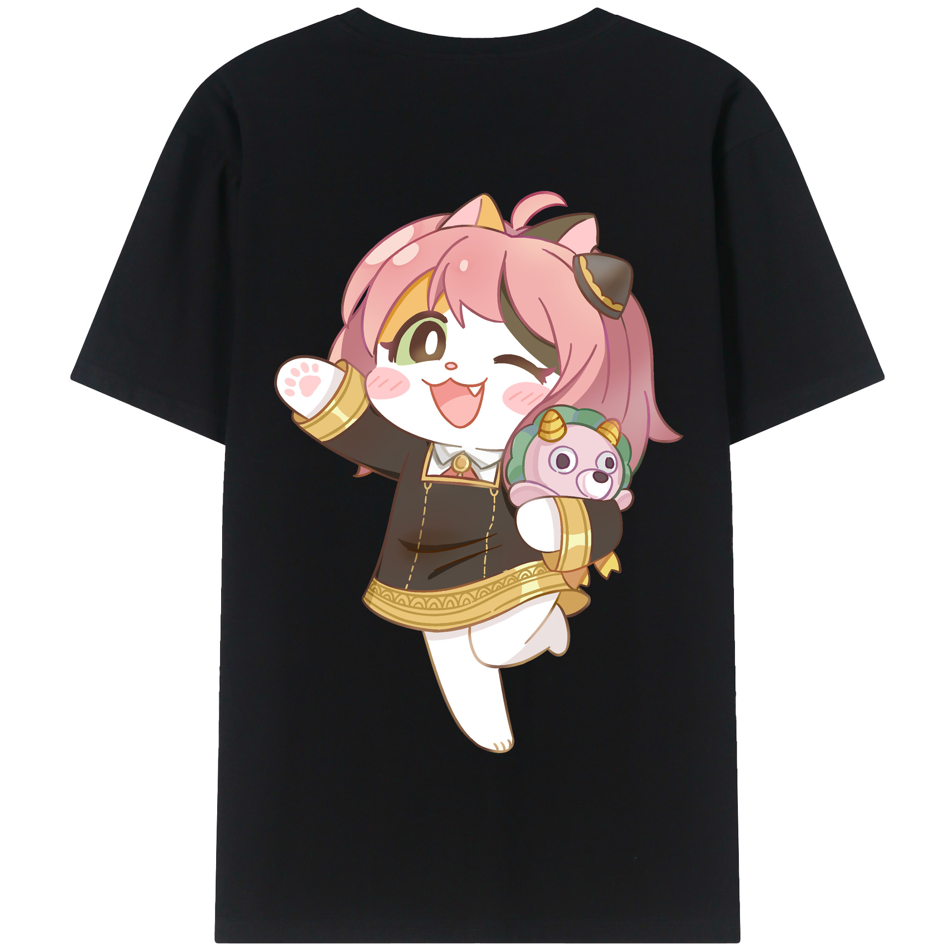 （画像用） SPY×FAMILY间谍家家酒 綿100％半袖Tシャツ（背面プリント）