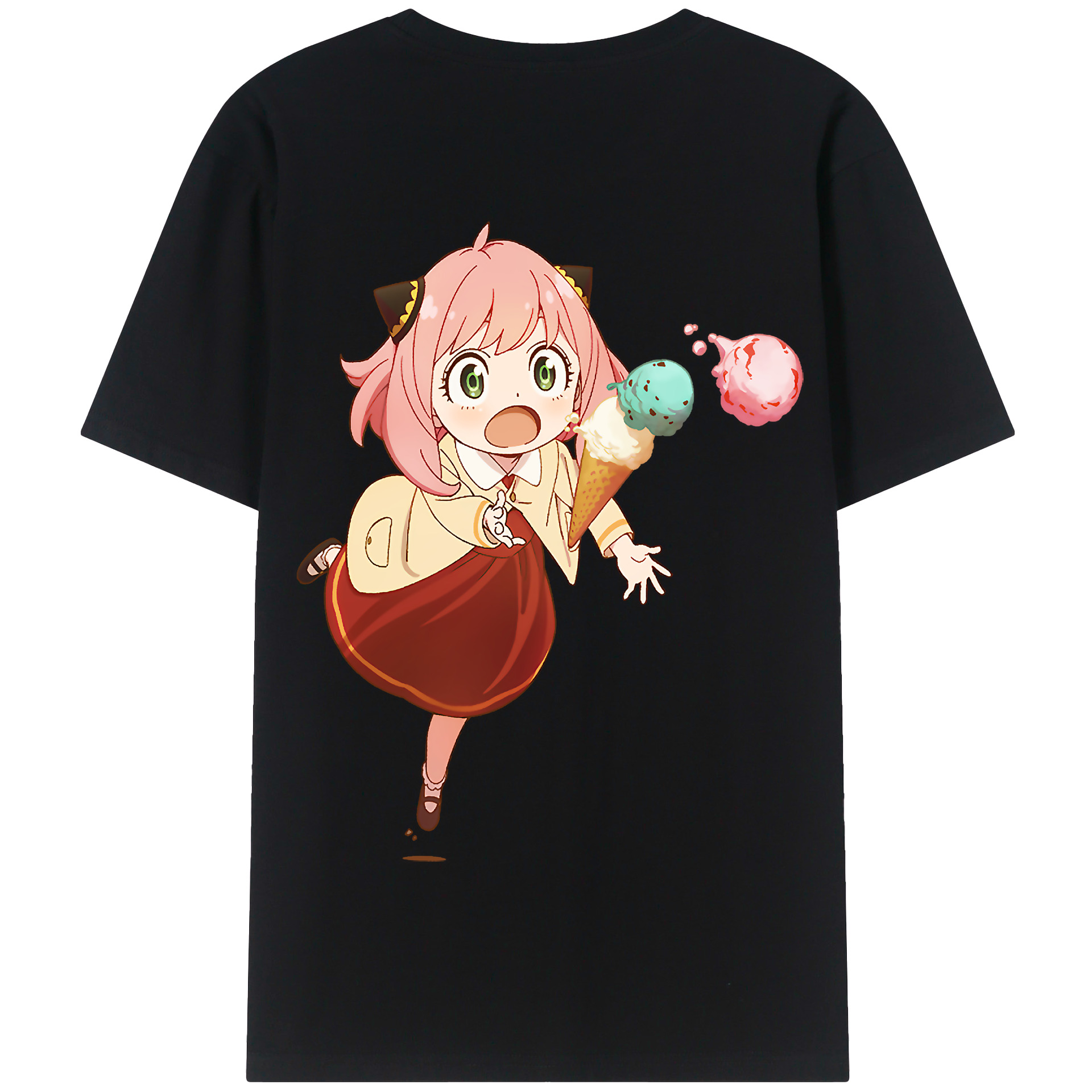 （画像用） SPY×FAMILY间谍家家酒 綿100％半袖Tシャツ（背面プリント）