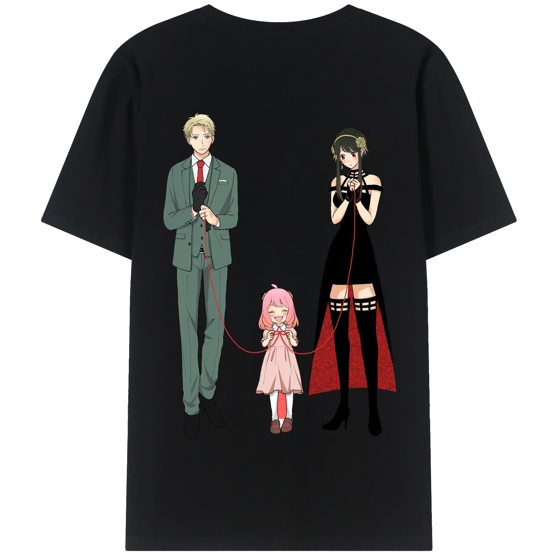 （画像用） SPY×FAMILY间谍家家酒 綿100％半袖Tシャツ（背面プリント）