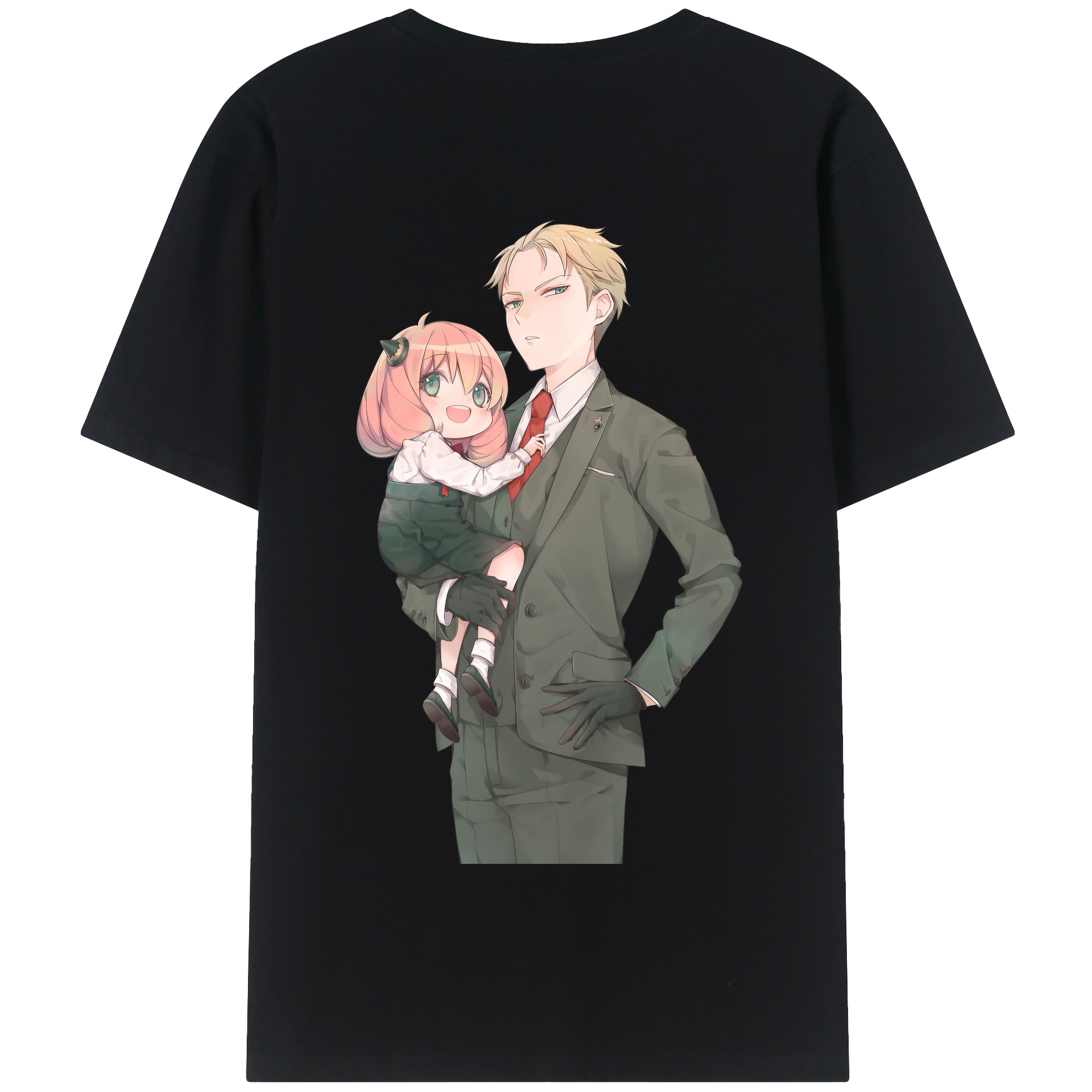 （画像用） SPY×FAMILY间谍家家酒 綿100％半袖Tシャツ（背面プリント）