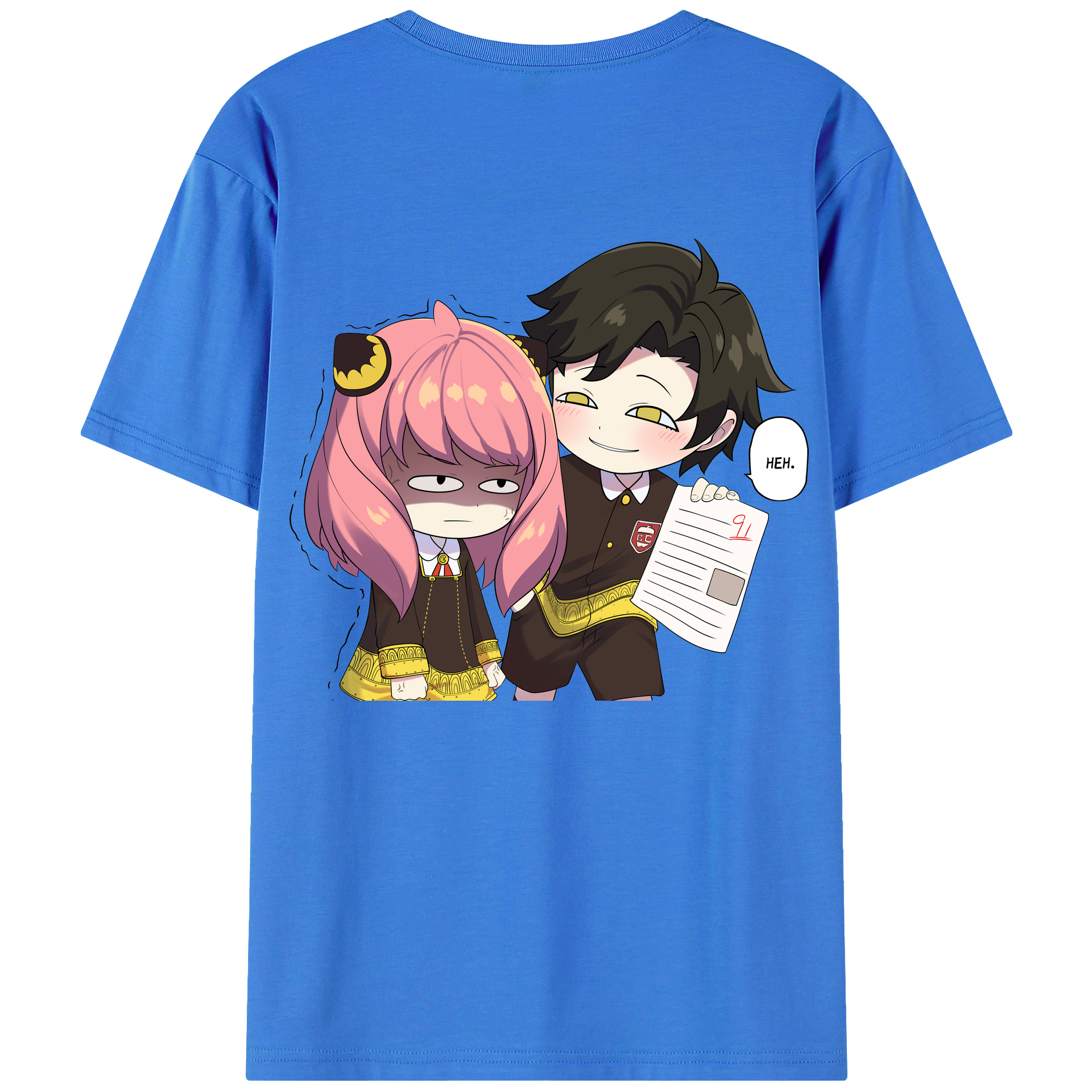 （画像用） SPY×FAMILY间谍家家酒 綿100％半袖Tシャツ（背面プリント）