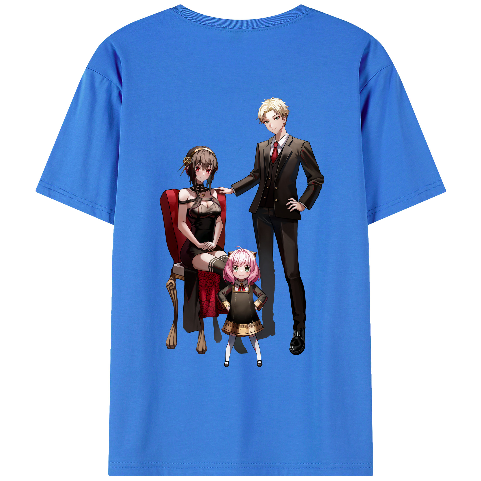 （画像用） SPY×FAMILY间谍家家酒 綿100％半袖Tシャツ（背面プリント）