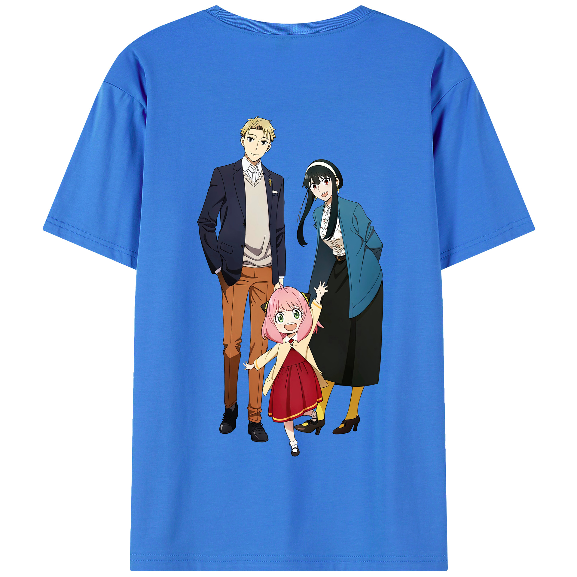 （画像用） SPY×FAMILY间谍家家酒 綿100％半袖Tシャツ（背面プリント）