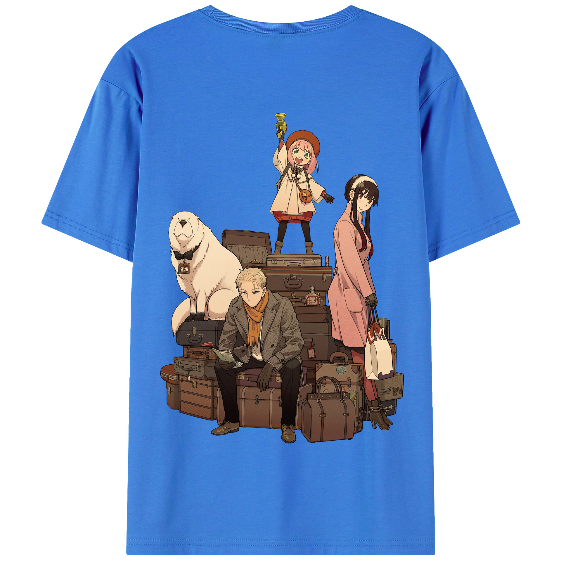 （画像用） SPY×FAMILY间谍家家酒 綿100％半袖Tシャツ（背面プリント）