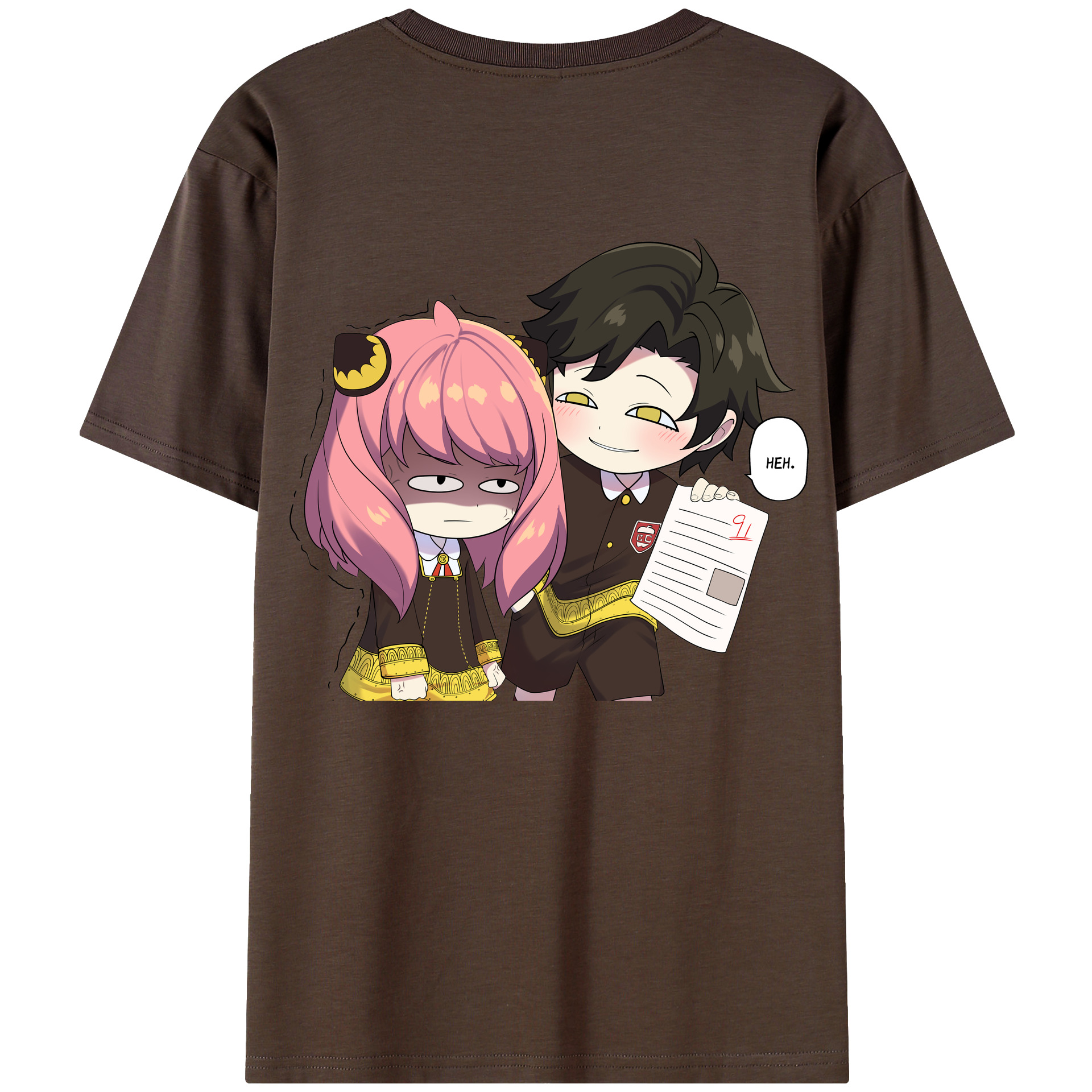 （画像用） SPY×FAMILY间谍家家酒 綿100％半袖Tシャツ（背面プリント）