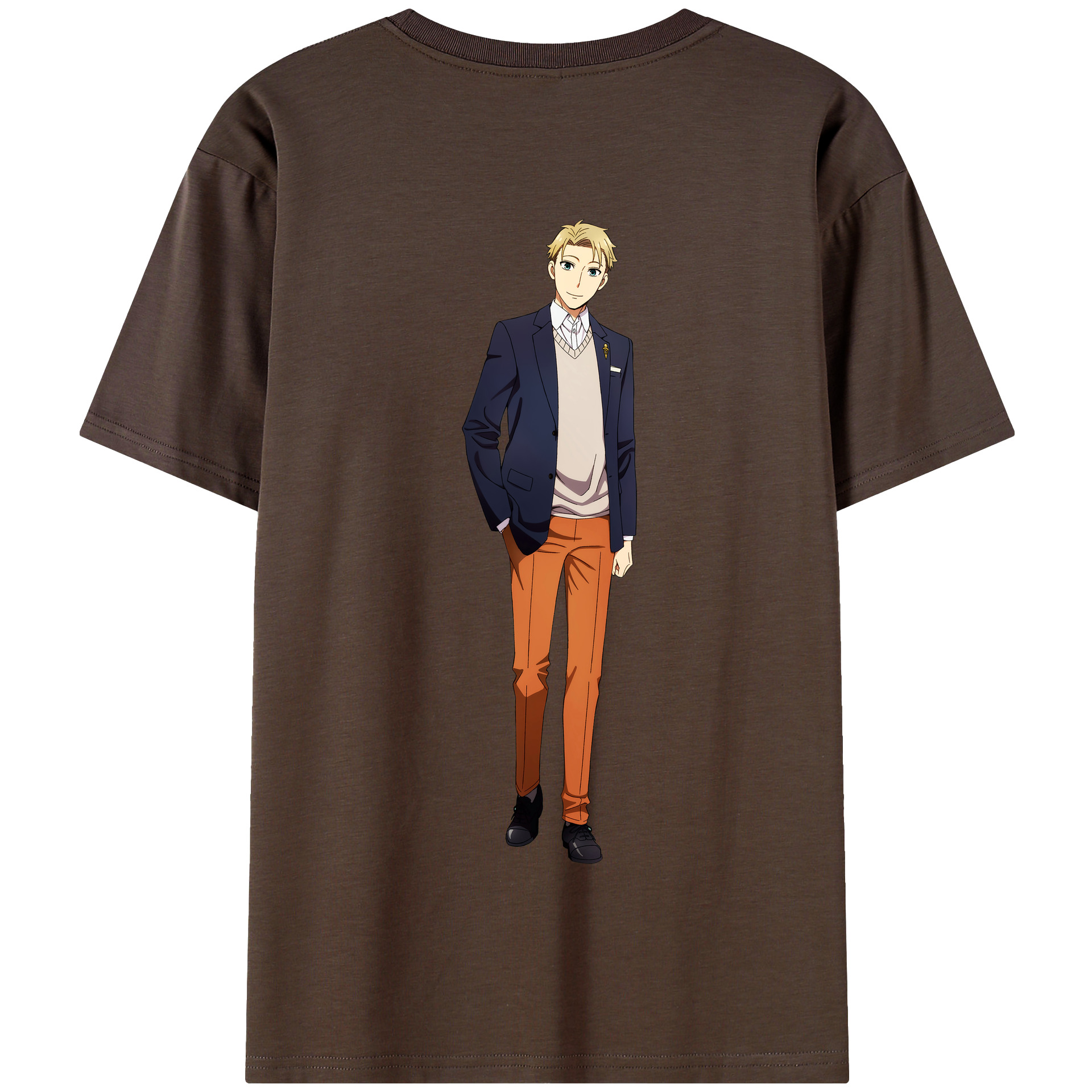 （画像用） SPY×FAMILY间谍家家酒 綿100％半袖Tシャツ（背面プリント）