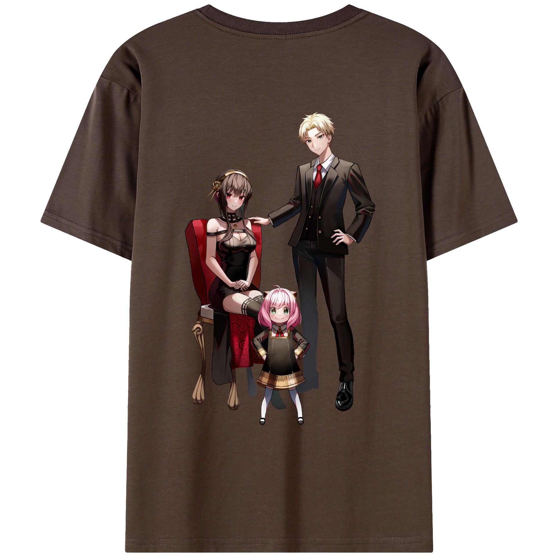 （画像用） SPY×FAMILY间谍家家酒 綿100％半袖Tシャツ（背面プリント）