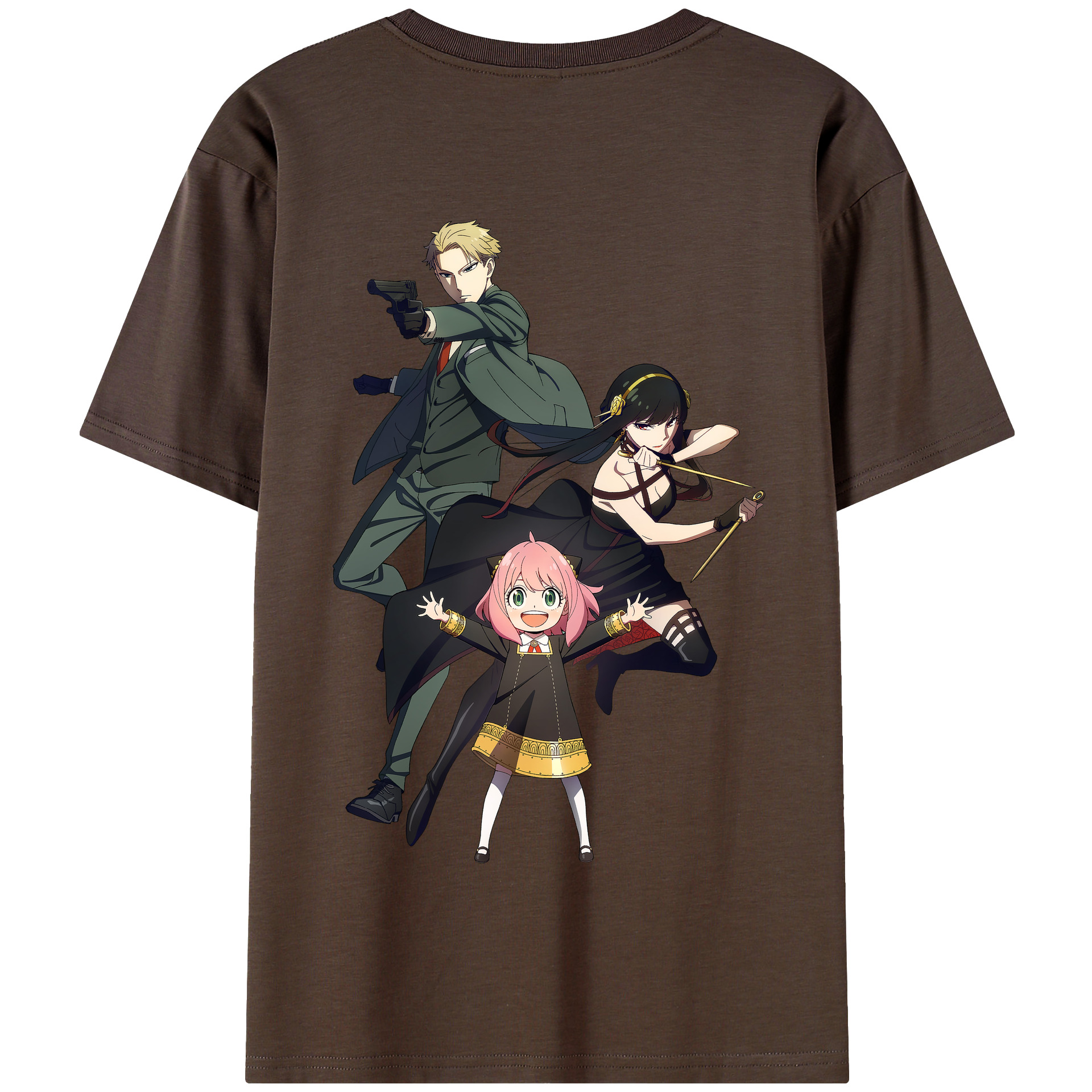 （画像用） SPY×FAMILY间谍家家酒 綿100％半袖Tシャツ（背面プリント）